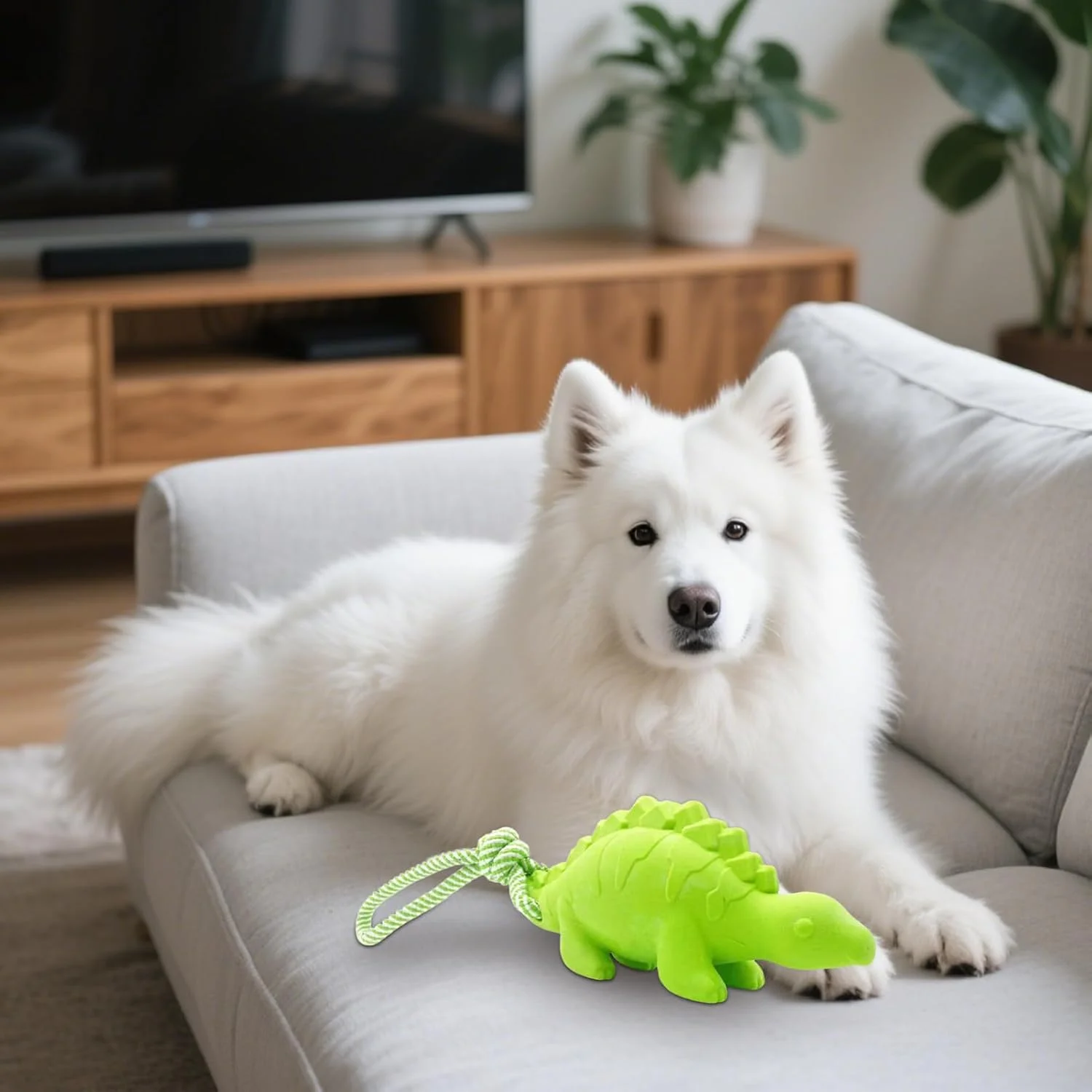 اسباب بازی سگ برای جویدن تهاجمی - اسباب بازی های سگ برای مشغول نگه داشتن آنها - فعالیت سرگرمی طناب کشی تعاملی توله سگ برای غنی سازی آموزش بازی در داخل و خارج از خانه و مسافرت