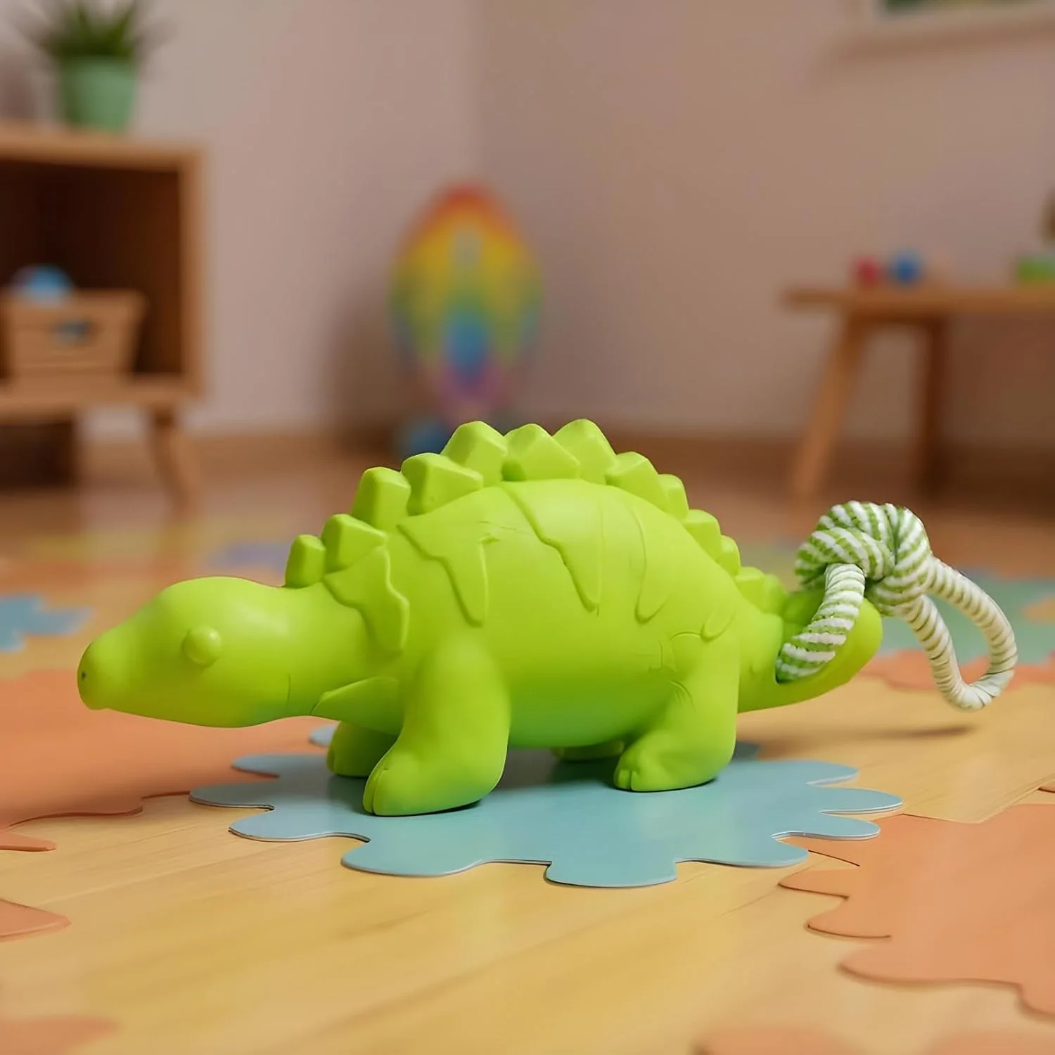 اسباب بازی سگ برای جویدن تهاجمی - اسباب بازی های سگ برای مشغول نگه داشتن آنها - فعالیت سرگرمی طناب کشی تعاملی توله سگ برای غنی سازی آموزش بازی در داخل و خارج از خانه و مسافرت