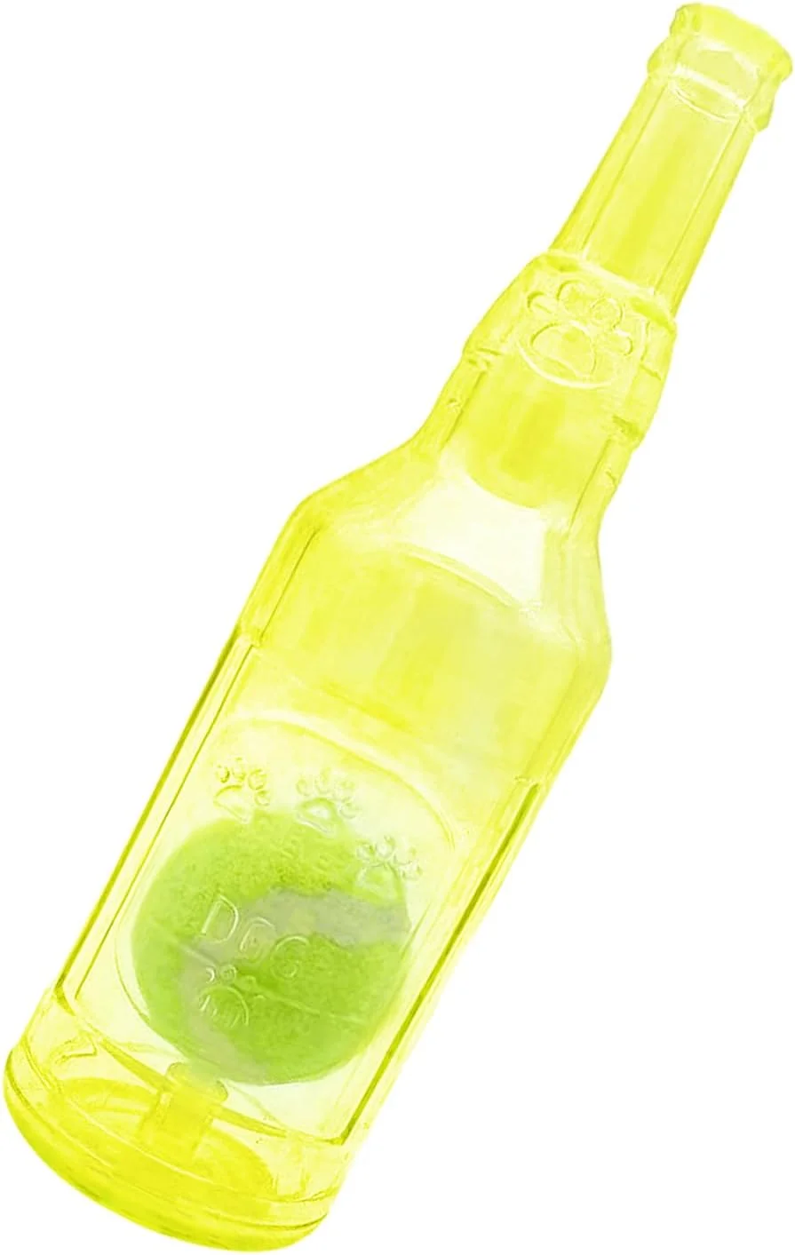 اسباب بازی بطری آب سگ، لوازم بازی توله سگ جیرجیر کننده | اسباب بازی های جویدنی سگ های تهاجمی، برای والدین حیوانات خانگی دوستداران حیوانات تسکین دندان درآوردن زمان نوازش روال قبل از خواب اتاق نشیمن مطالعه آپارتمان پارک حیاط چمن