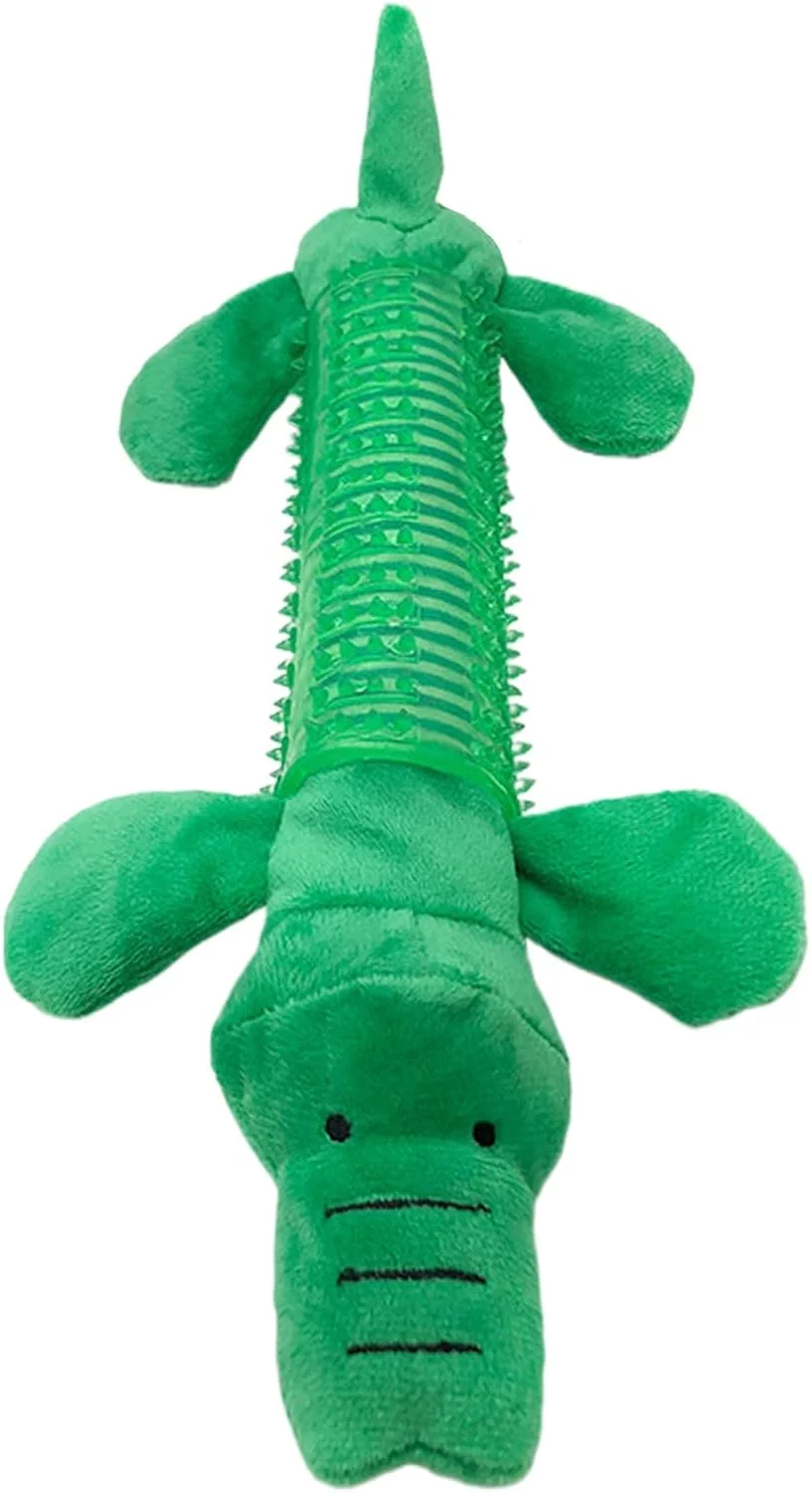 اسباب بازی سگ جیر جیر کننده | اسباب بازی های جویدنی سگ پرخاشگر به شکل حیوانات - پولیشی با صدای جیر جیر برای گاز گرفتن، تعقیب کردن، تمیز کردن دندان، غنی سازی ذهنی توله سگ، بازی در فضای داخلی و خارجی، مسافرت، خانه