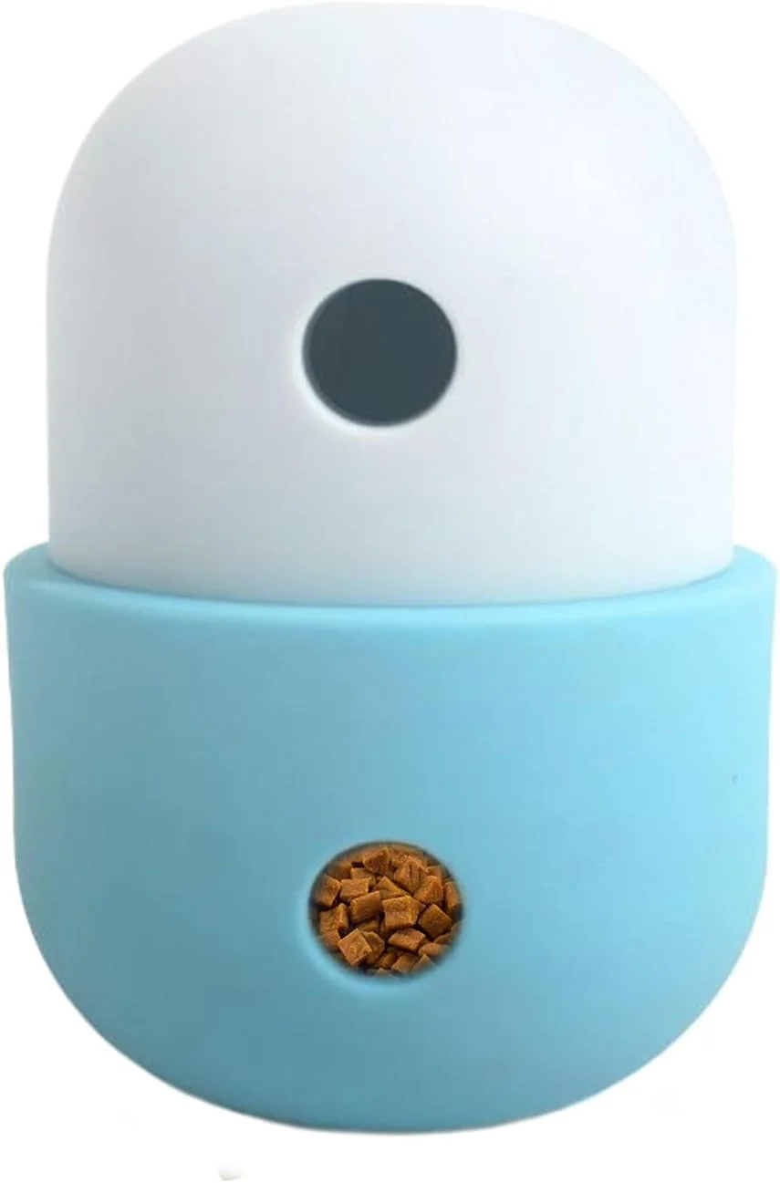 اسباب بازی پخش کننده غذای سگ، توپ پخش کننده غذای سیلیکونی برای سگ، غذاده آهسته حیوانات خانگی، اسباب بازی آموزشی برای غنی سازی توله سگ برای توله سگ های کوچک، متوسط و بزرگ