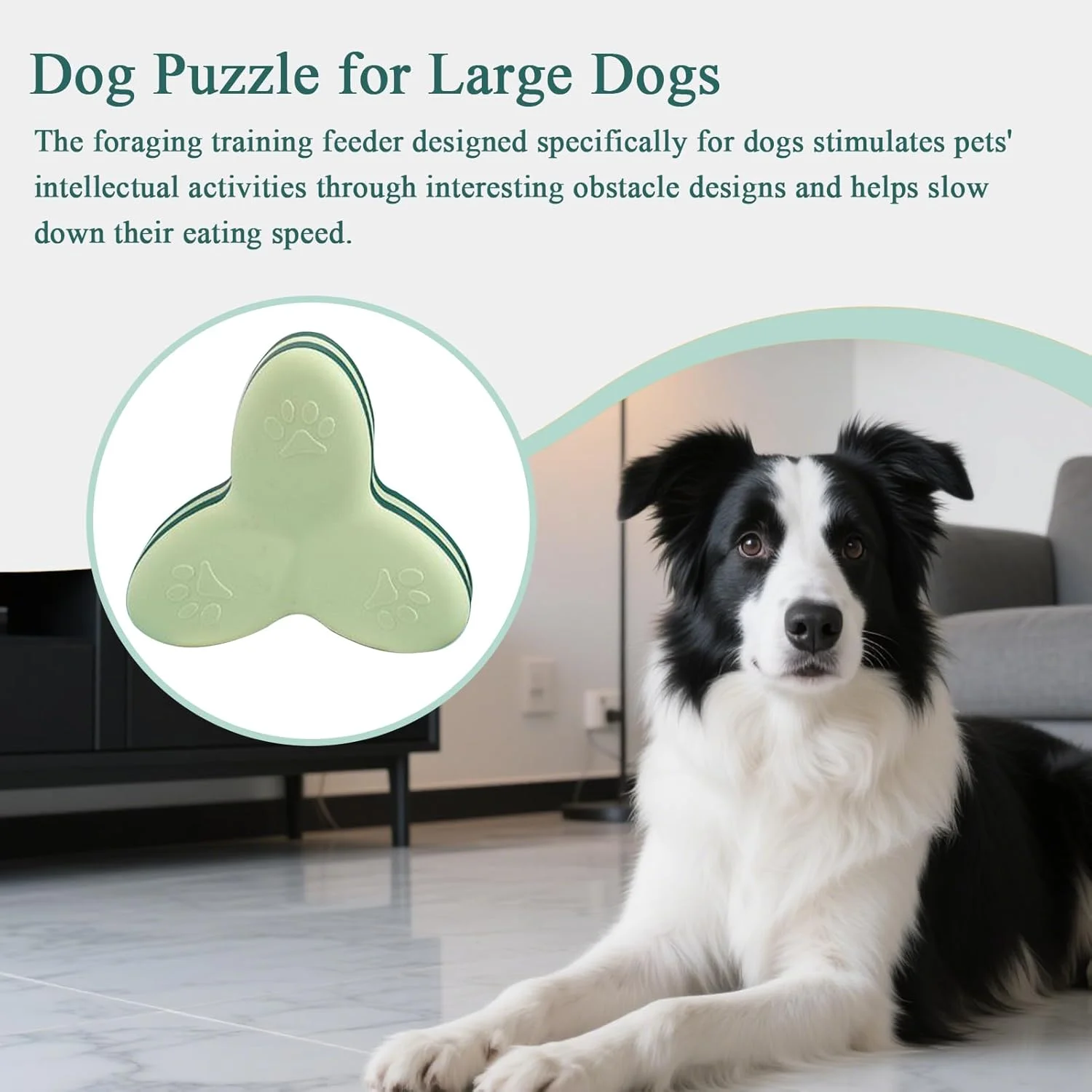 اسباب بازی های پازلی تشویقی برای سگ ها، پازل های تشویقی 3 لایه برای سگ ها، فیدر چرخشی تعاملی ضد خفگی برای غذای حیوانات خانگی در داخل و خارج از خانه