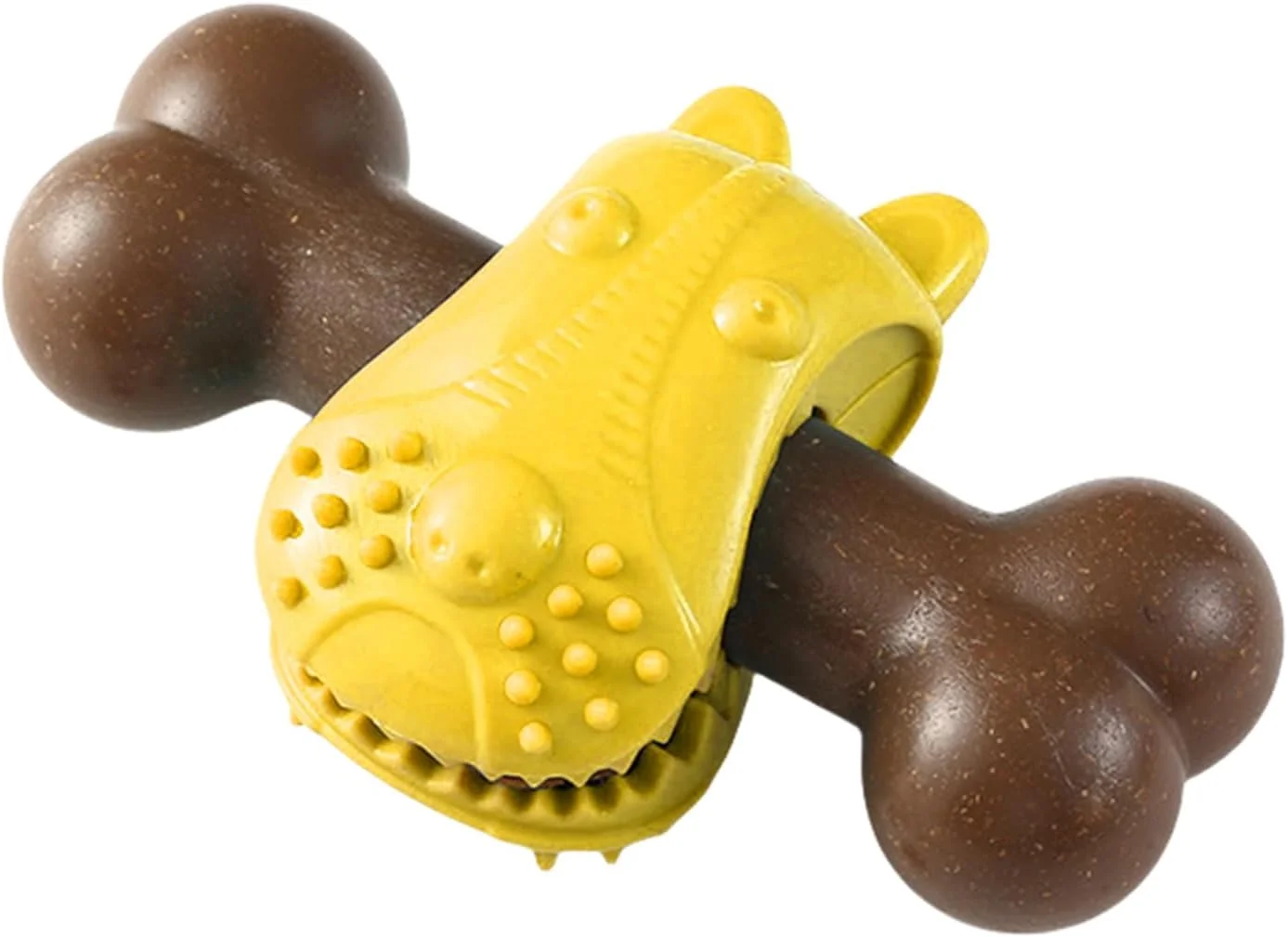 اسباب بازی های جویدنی | اسباب بازی دندانی طرح استخوان - پخش کننده تشویقی دندان درآوردن سگ برای تحریک ذهنی، آموزش تغذیه، رفع خستگی، بازی سرگرم کننده در فضای باز و داخل خانه