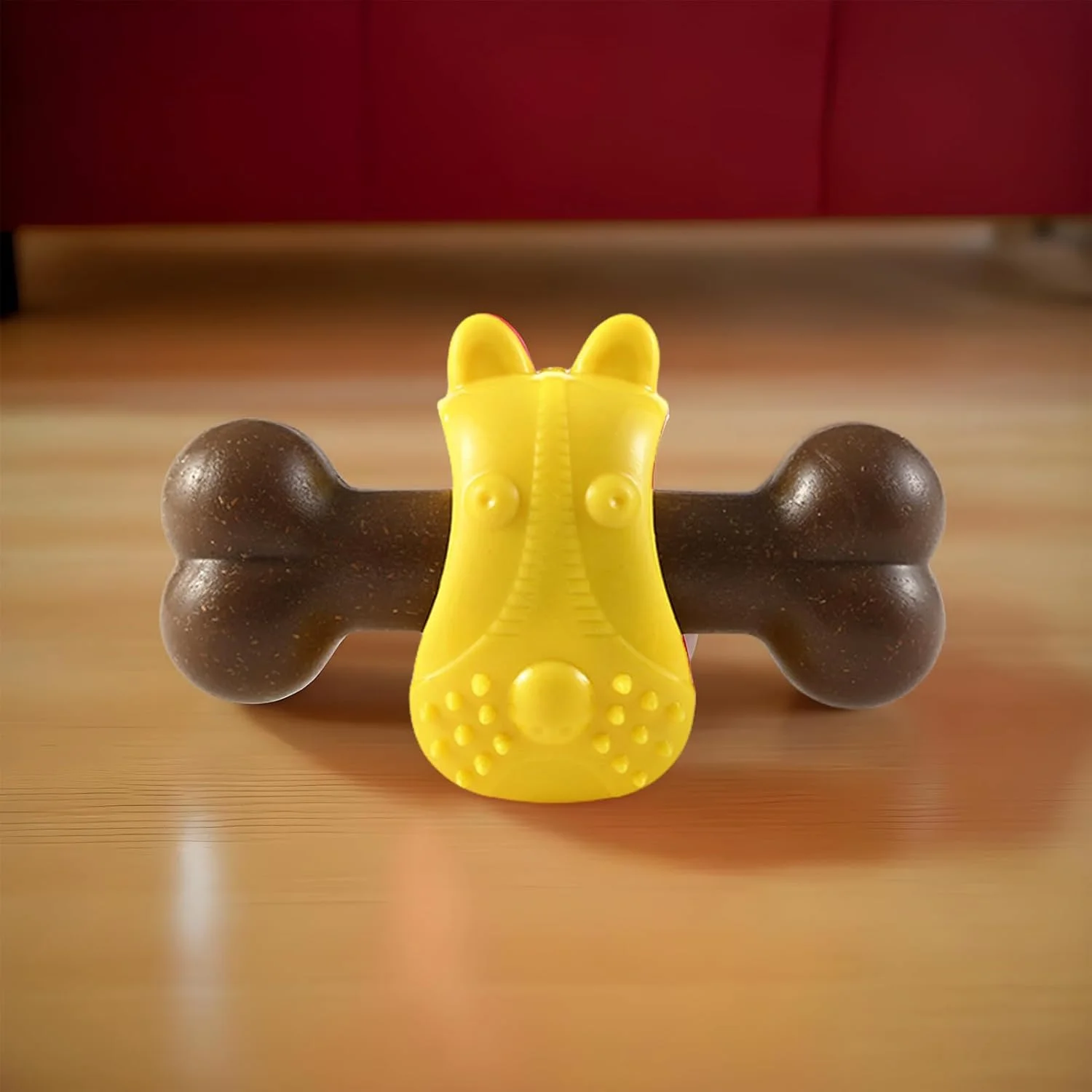 اسباب بازی های جویدنی | اسباب بازی دندانی طرح استخوان - پخش کننده تشویقی دندان درآوردن سگ برای تحریک ذهنی، آموزش تغذیه، رفع خستگی، بازی سرگرم کننده در فضای باز و داخل خانه