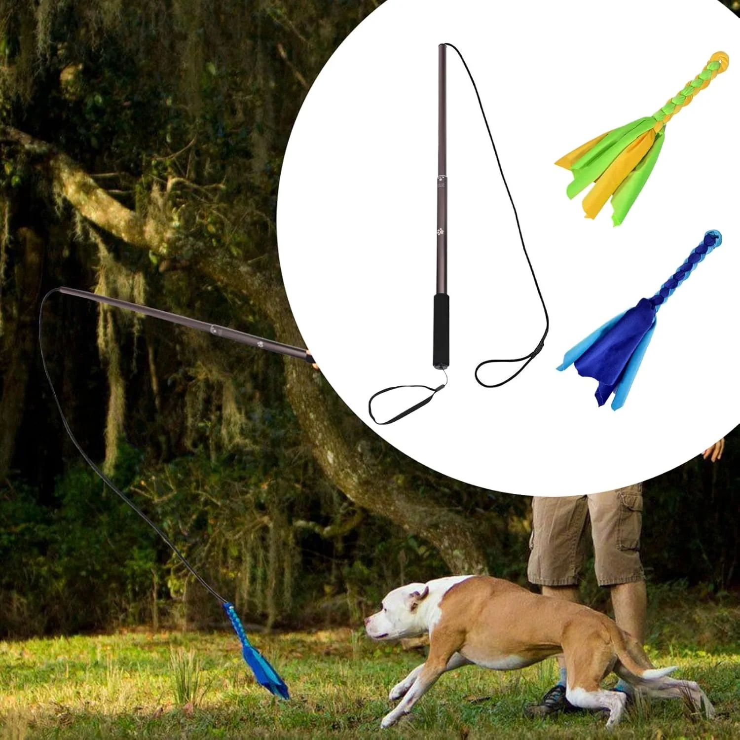 میله بازی سگ در فضای باز | اسباب بازی تعاملی میله بازی سگ | بازی غنی سازی توله سگ قابل گسترش برای آموزش اطاعت نژادهای کوچک، متوسط و بزرگ