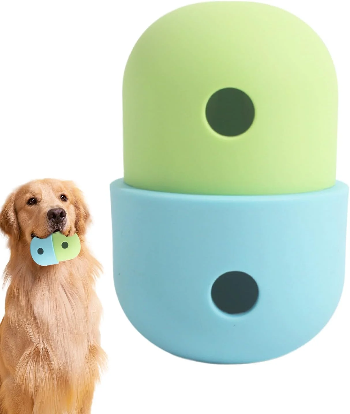 اسباب بازی پخش کننده غذای سگ | توپ پخش کننده غذای سیلیکونی برای سگ - اسباب بازی جویدنی تغذیه آهسته توله سگ، لوازم حیوانات خانگی برای توله سگ های کوچک، متوسط و بزرگ