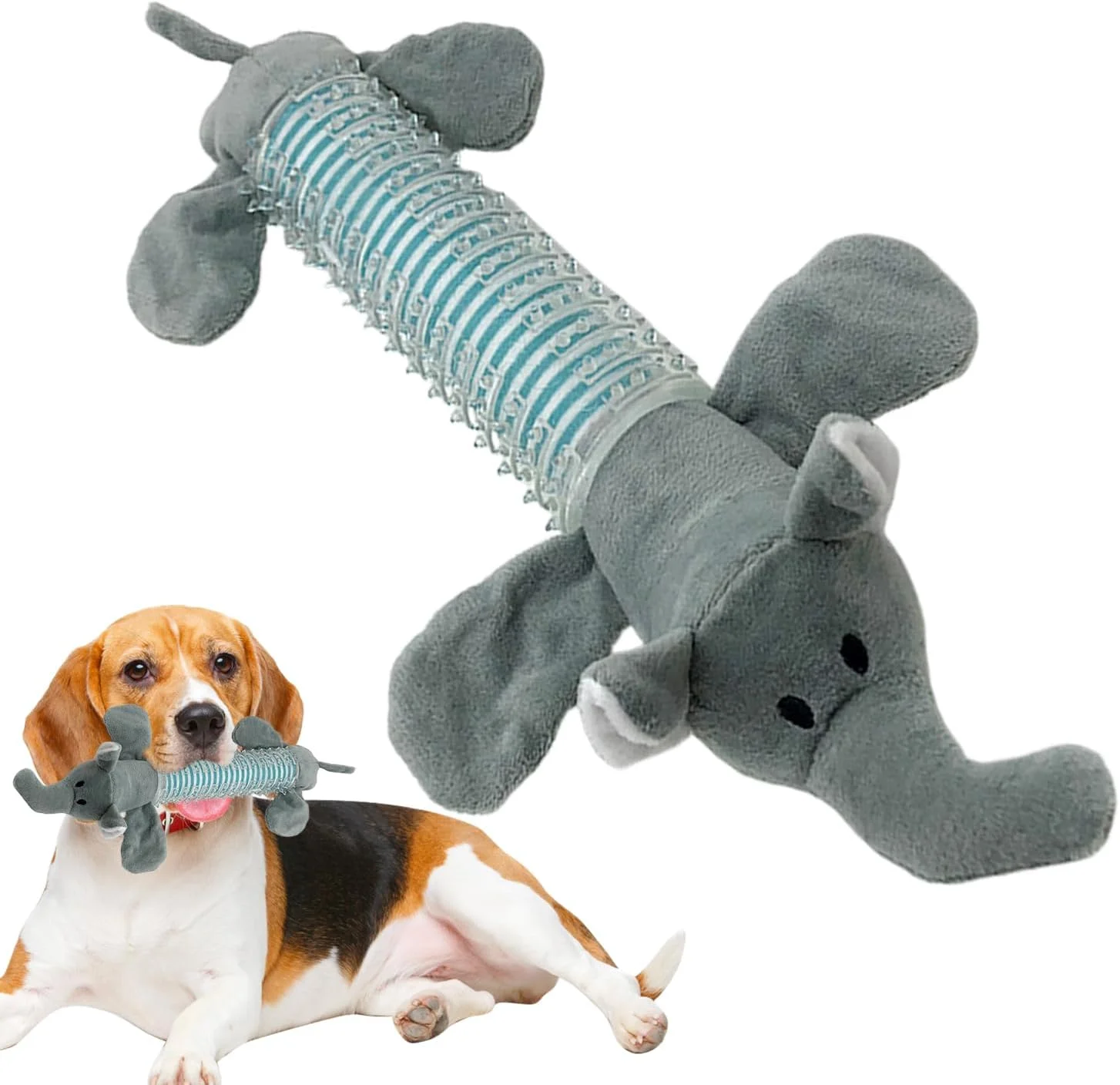 اسباب بازی سگ مخملی - اسباب بازی های جویدنی سگ تهاجمی به شکل حیوانات، با صدای جیر جیر، مناسب برای تمیز کردن دندان های حیوانات خانگی کوچک، متوسط و بزرگ، بازی در فضای داخلی و خارجی، مسافرت و سلامت روان