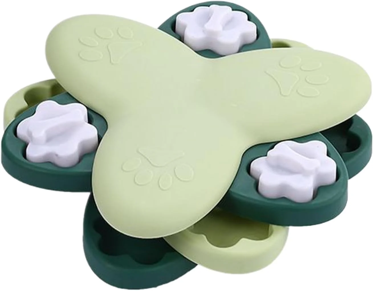 پازل غذایی برای سگ ها، اسباب بازی های پازلی سه لایه برای سگ ها، فیدر چرخشی تعاملی ضد خفگی برای نژادهای مختلف سگ و گربه خانگی، مناسب برای استفاده در داخل و خارج از منزل