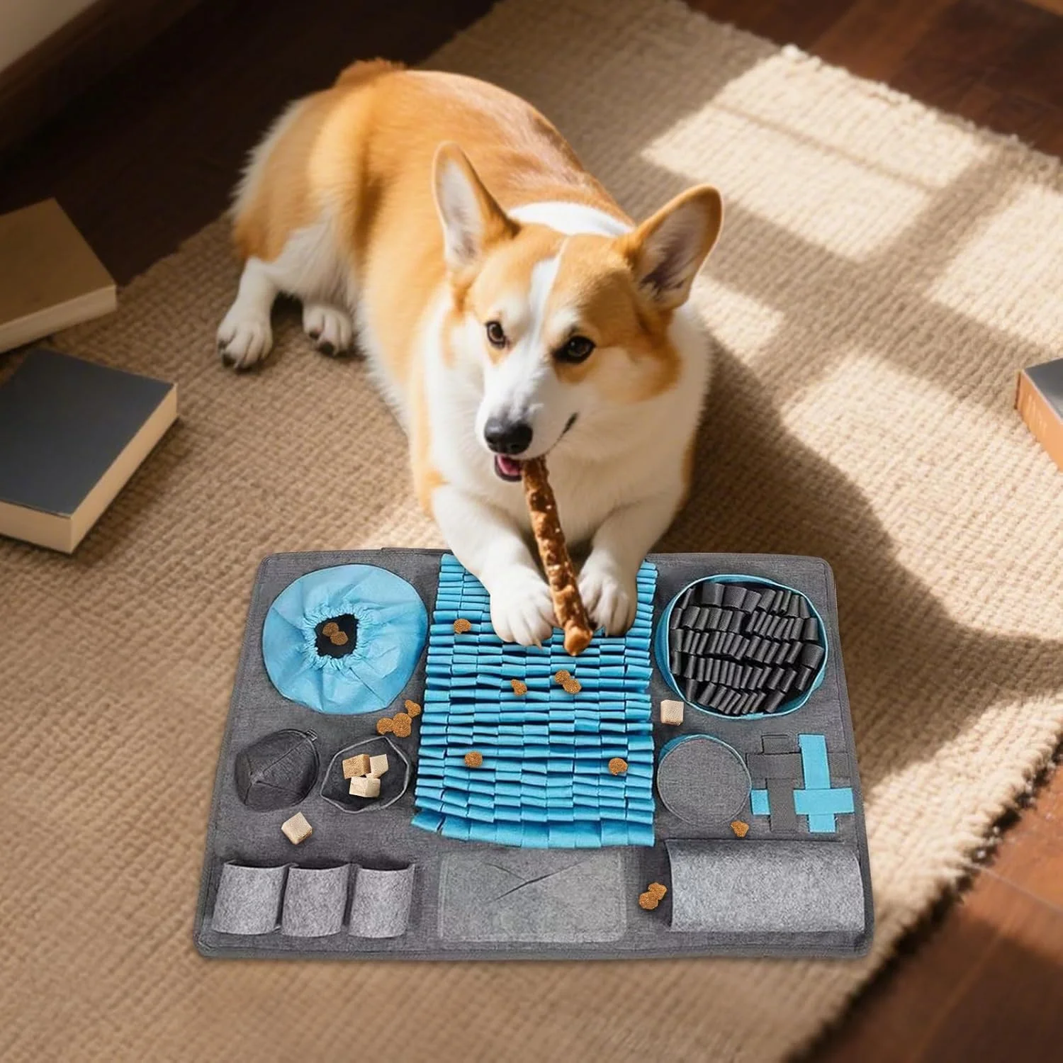 پد بویایی | اسباب بازی های پازلی پد تغذیه حیوانات خانگی | اسباب بازی پد حسی برای سرگرمی بازی گربه های نژاد بزرگ در داخل خانه برای رفع خستگی