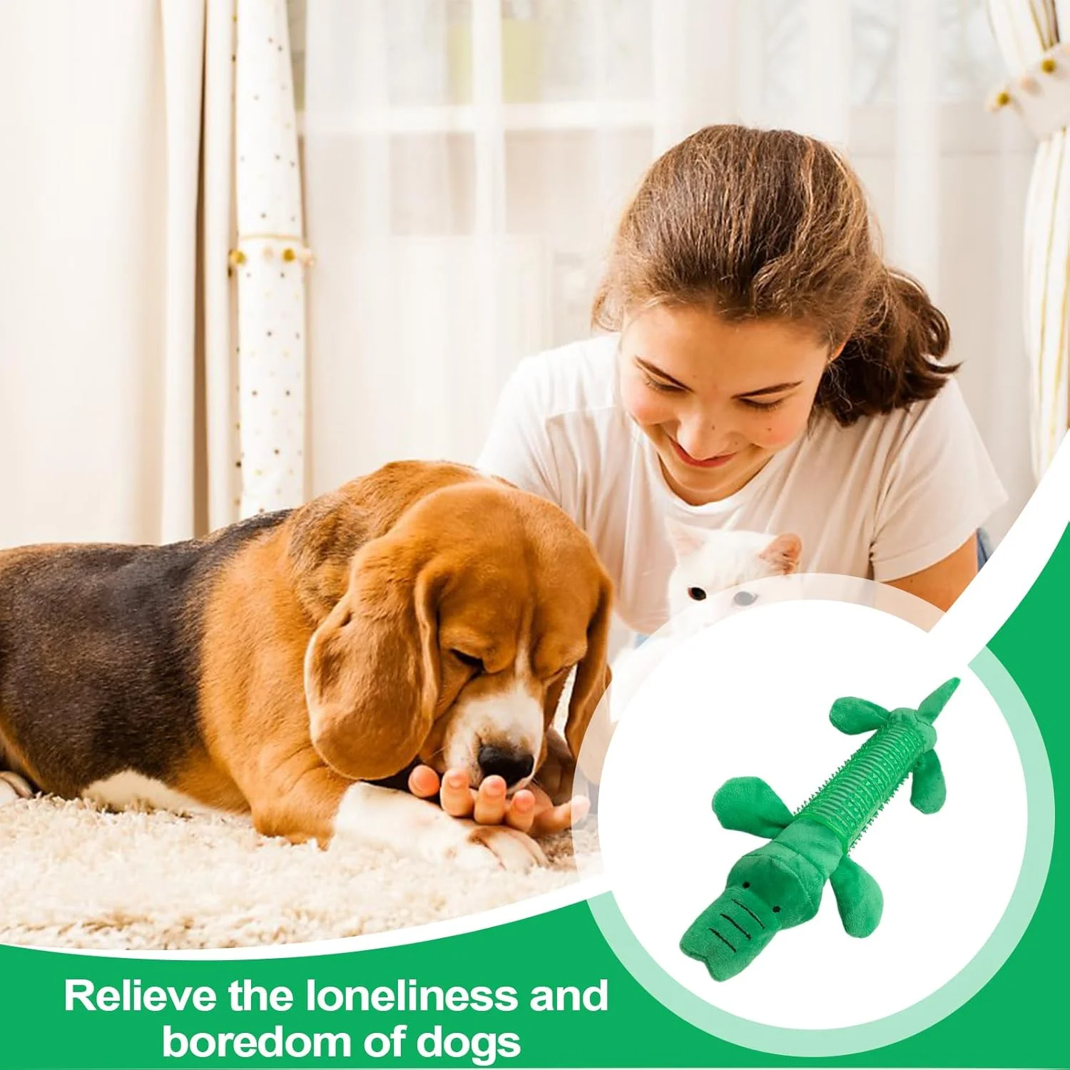 اسباب بازی سگ پولیشی | اسباب بازی های نرم سگ به شکل حیوانات - دارای صدای جیر جیر، مناسب برای سگ های کوچک، متوسط و بزرگ، غنی سازی ذهنی، سگ های مسن، بازی در داخل خانه، تعقیب کردن، گاز گرفتن، بازی در فضای باز و مسافرت