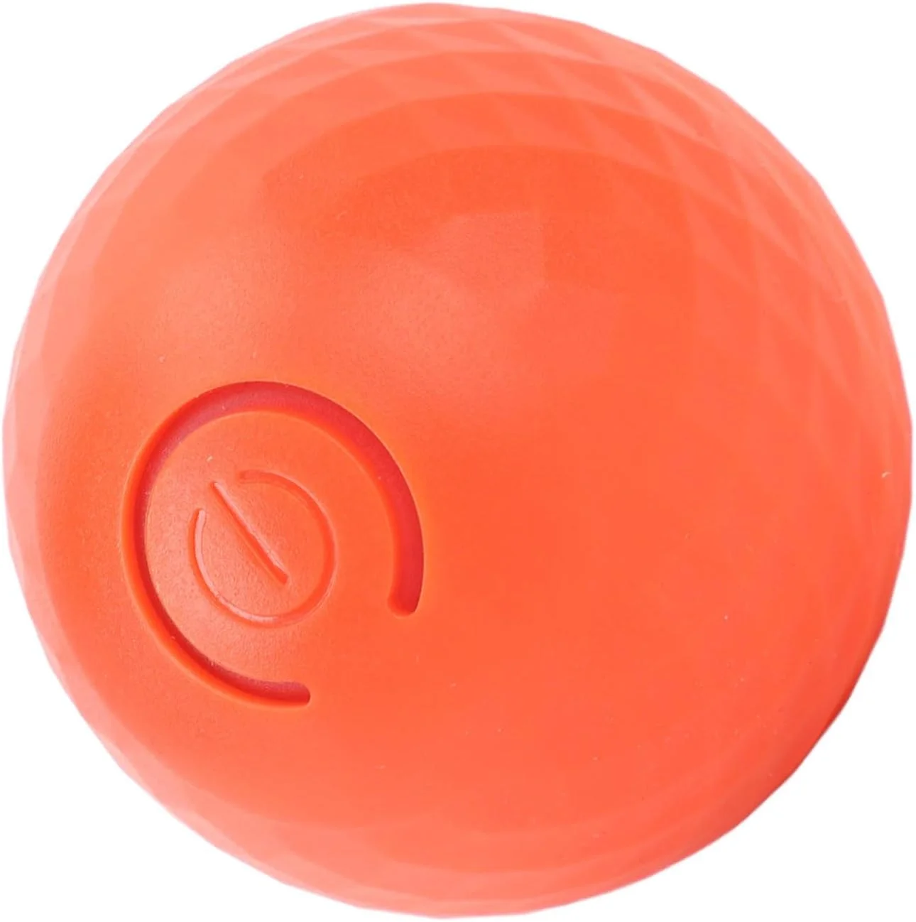 توپ غلتان فعال سگ Denash، مقاوم در برابر جویدن و گاز گرفتن، توپ سگ متحرک خودکار برای استفاده در فضای داخلی (نارنجی)