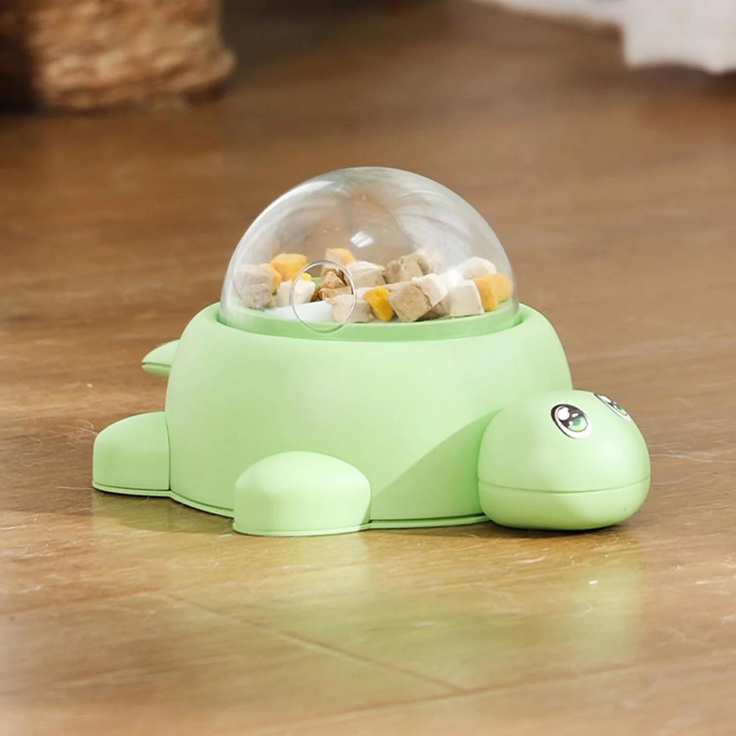 ظرف پخش تشویقی - پازل غذایی سگ طرح لاکپشت - کاسه پازلی غذای حیوانات کوچک برای تحریک ذهنی، کاهش نفخ و آموزش غنی سازی توله سگ در محیط داخلی