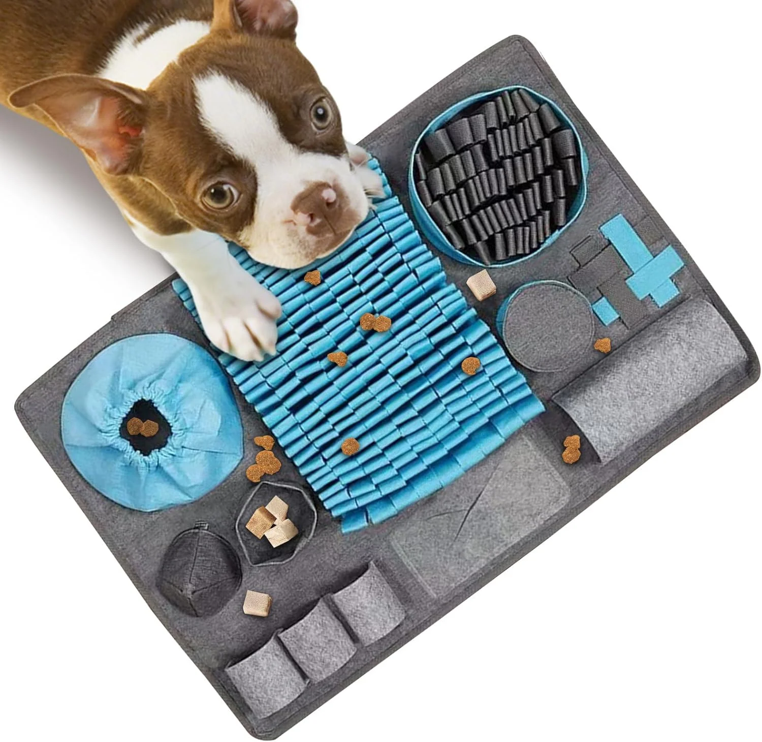 پد بویایی سگ - بازی تغذیه ای بویایی تعاملی سگ، اسباب بازی پد حسی برای سرگرمی نژادهای بزرگ گربه ها بازی در خانه برای رفع بی حوصلگی