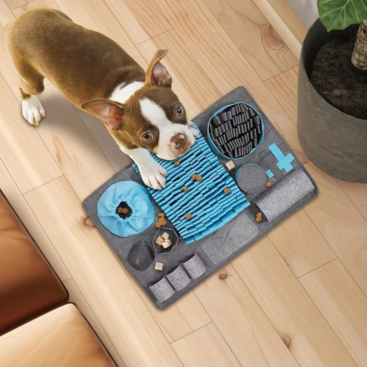 پد بویایی سگ - بازی تغذیه ای بویایی تعاملی سگ، اسباب بازی پد حسی برای سرگرمی نژادهای بزرگ گربه ها بازی در خانه برای رفع بی حوصلگی