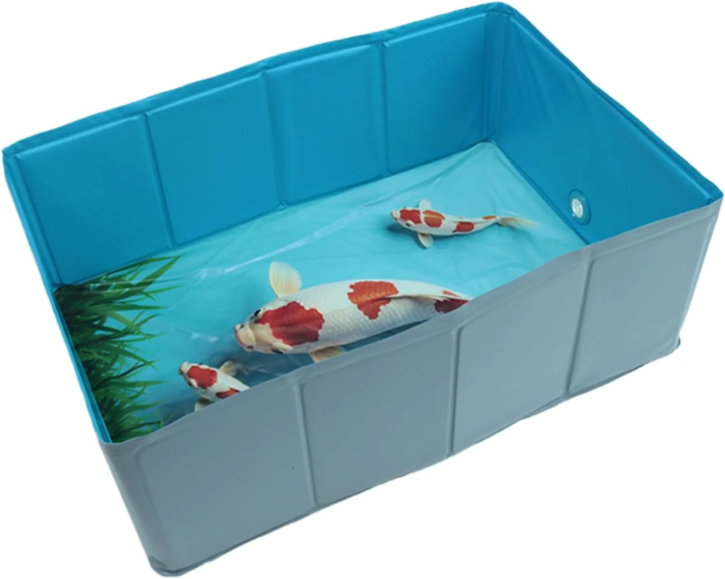 استخر شنا سگ، استخر آب تنی تاشو PVC مربعی برای سگ | وان حمام توله سگ قابل حمل برای خانه، باغ، چمن، کمپینگ و حیاط