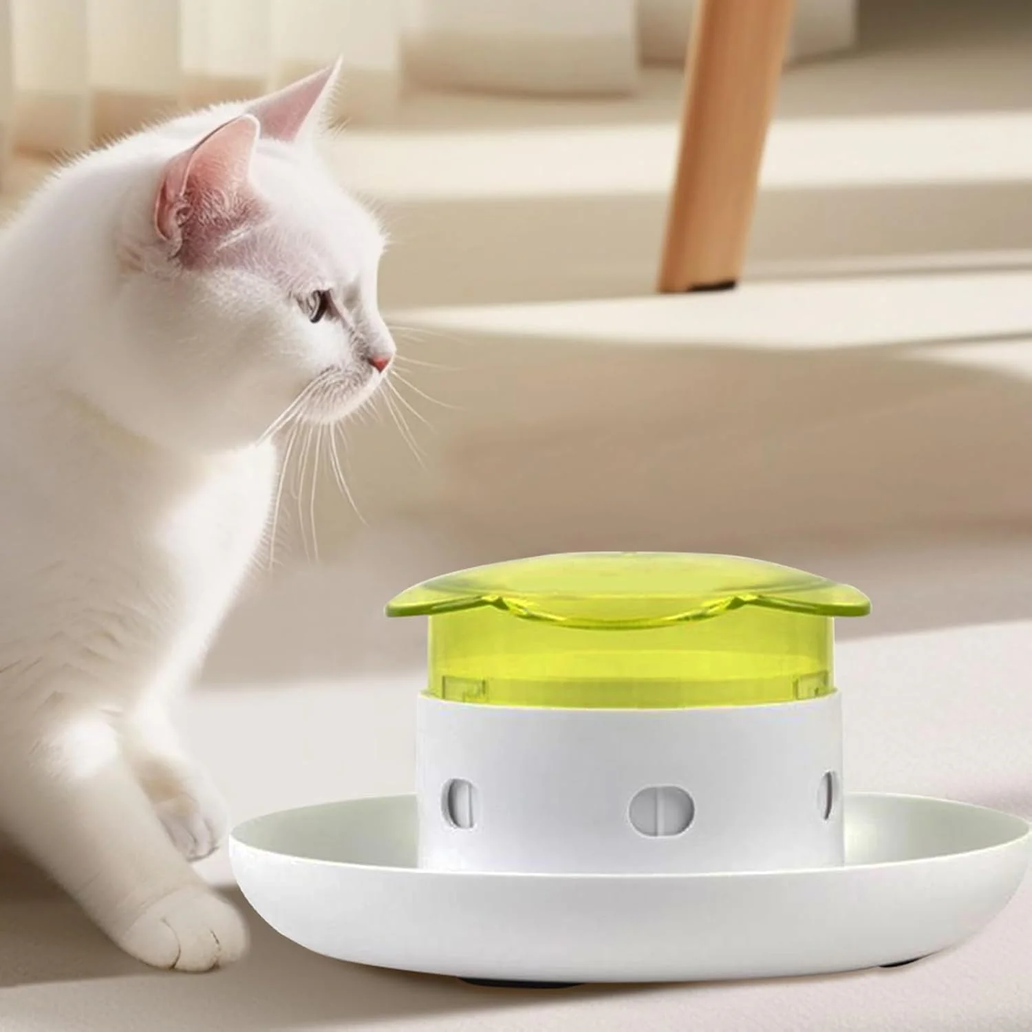 اسباب بازی های تشویقی سگ - پخش کننده غذای تعاملی با تغذیه آهسته - پخش کننده کاسه ای نشتی با طراحی فشاری برای بازی های سگ های تهاجمی توله سگ در داخل و خارج از منزل