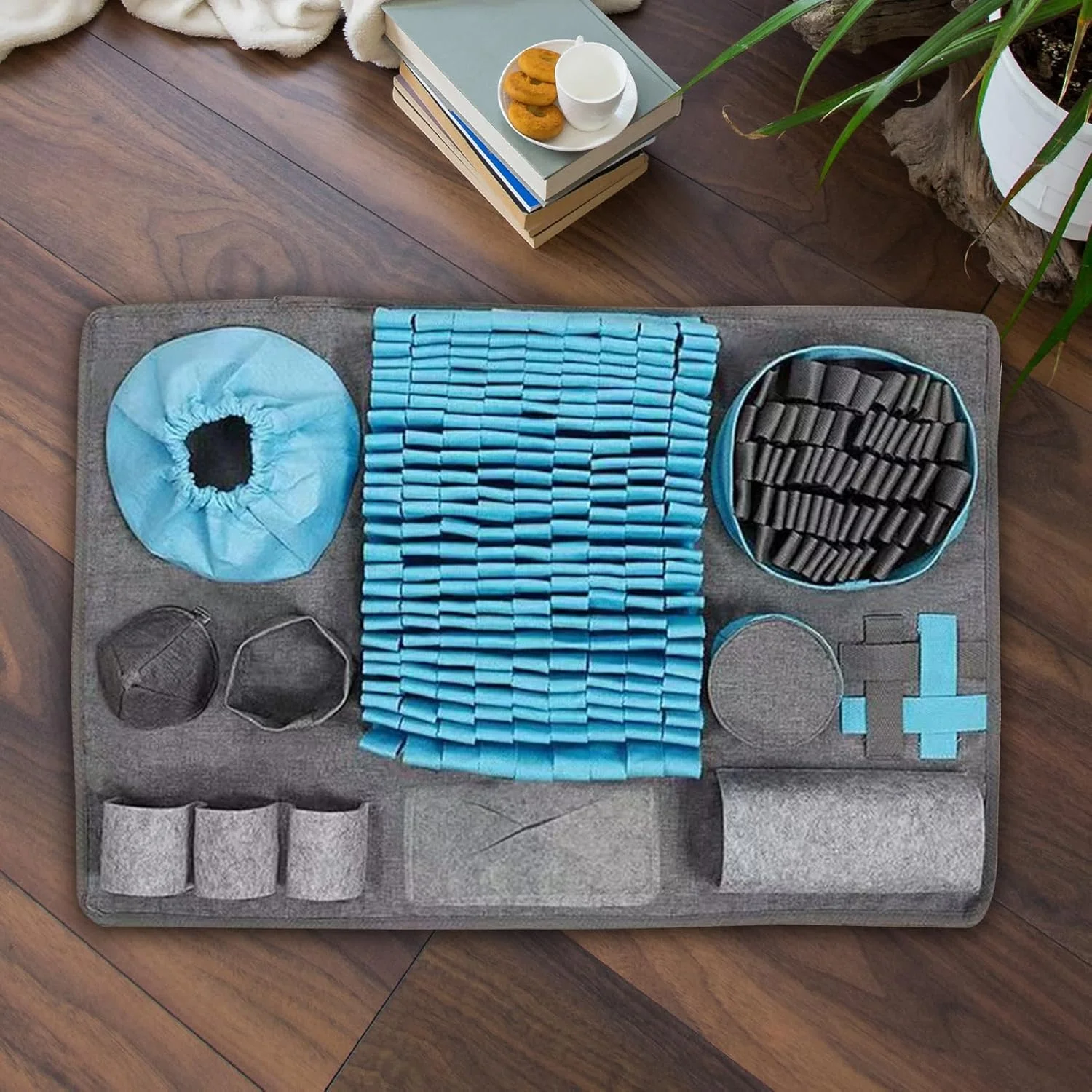 پد بویایی سگ - بازی تغذیه ای تعاملی سگ - اسباب بازی پد حسی برای سرگرمی نژادهای بزرگ گربه ها بازی در داخل خانه برای رفع خستگی