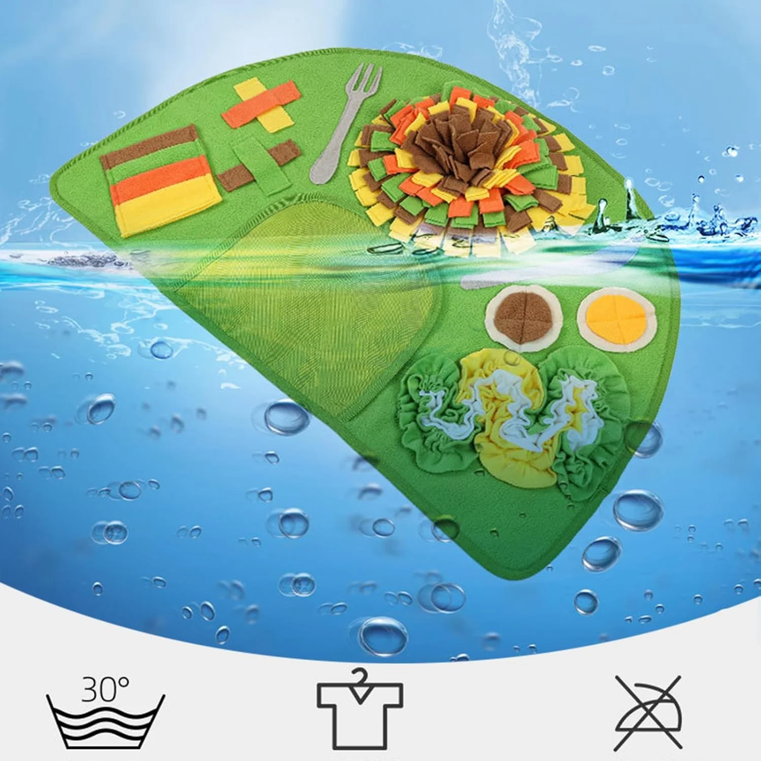 پد بویایی سگ | اسباب بازی های پازلی پد تغذیه آهسته سگ، لوازم حیوانات خانگی اسباب بازی های تعاملی برای آموزش توله سگ کوچک، متوسط و بزرگ، سرگرم کننده و رفع خستگی