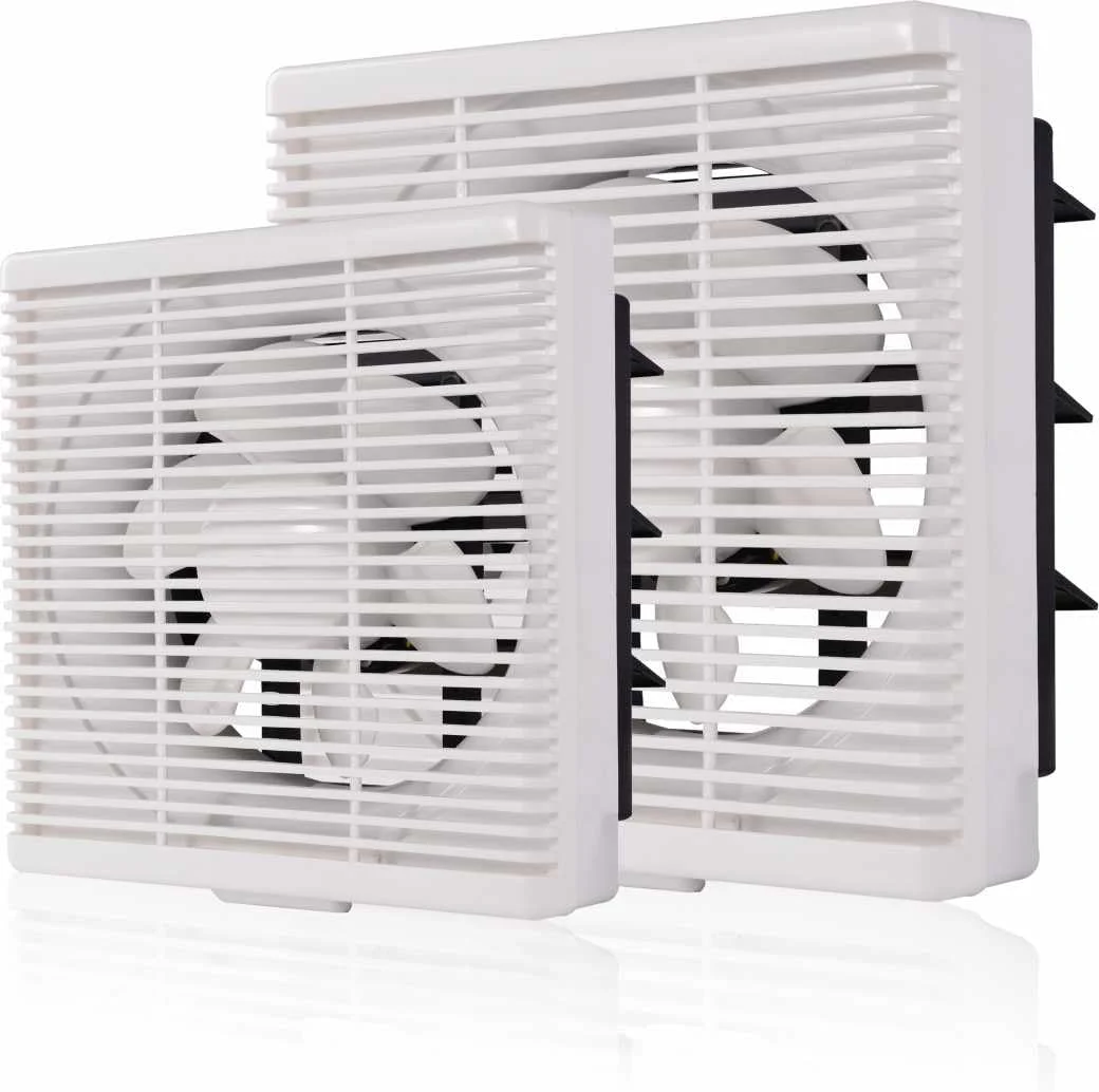 فن تهویه، فن کرکره ای اگزوز 22 وات، 6 اینچ 290 متر مکعب در ساعت، جریان هوای قوی، برای حمام آشپزخانه، VAC220-240V 50/60HZ، اندازه بدنه: 230x230x150mm، اندازه سوراخ: Φ175mm