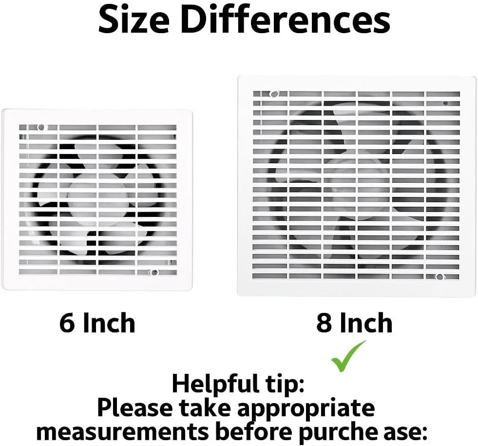 فن تهویه، فن تخلیه قوی، عملکرد قدرتمند، صرفه جویی در انرژی بی صدا، VAC220-240V 50/60HZ، اندازه بدنه: 285x285x215mm، 8 اینچ، اندازه سوراخ: Φ245mm