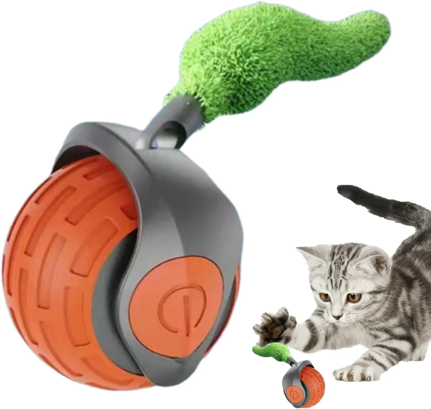 توپ غلتان اسباب بازی گربه با دم - اسباب بازی توپ غلتان اتوماتیک گربه با تنظیم 2 سرعته، لوازم تحریک بچه گربه های خانگی برای تمرین، سرگرمی، رفع بی حوصلگی و همراهی توپ غلتان اسباب بازی گربه با دم - اسباب بازی توپ غلتان اتوماتیک گربه با تنظیم 2 سرعته، لوازم تحریک بچه گربه های خانگی برای تمرین، سرگرمی، رفع بی حوصلگی و همراهی