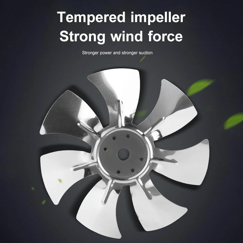 فن تهویه اگزوز JUMEIYP 100W، فن تهویه دیواری 220 ولت، فن خروج دود برای آشپزخانه، حمام، اتاق لباسشویی، توالت، گاراژ، مرکز خرید و اداره فن تهویه اگزوز JUMEIYP 100W، فن تهویه دیواری 220 ولت، فن خروج دود برای آشپزخانه، حمام، اتاق لباسشویی، توالت، گاراژ، مرکز خرید و اداره