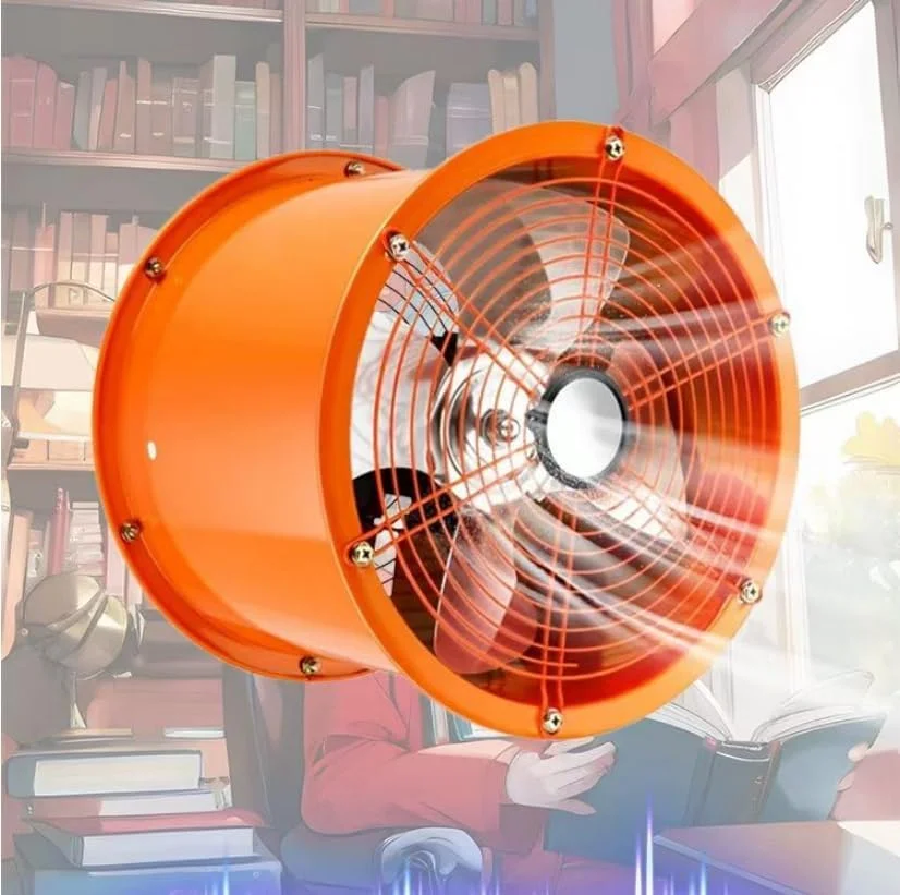فن محوری تهویه صنعتی 12 اینچی – فن تخلیه پرقدرت و سنگین برای انبار، کارگاه و کارخانه – فن مکنده قابل حمل فن محوری تهویه صنعتی 12 اینچی – فن تخلیه پرقدرت و سنگین برای انبار، کارگاه و کارخانه – فن مکنده قابل حمل