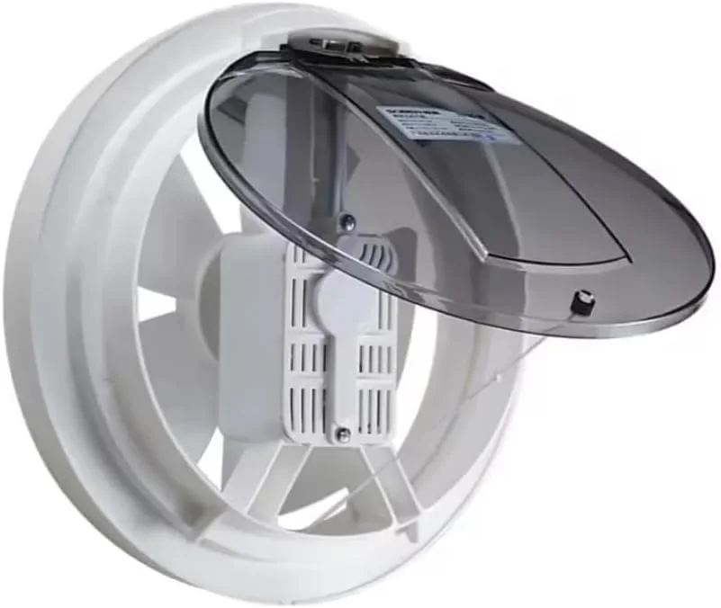 فن تهویه الکتریکی MODI BAFT برای پنجره حمام 8 اینچ - 8A 25W فن تهویه کم صدا برای پنجره آشپزخانه، دفتر، حمام. تهویه قدرتمند برای آشپزخانه، حمام و دفتر.