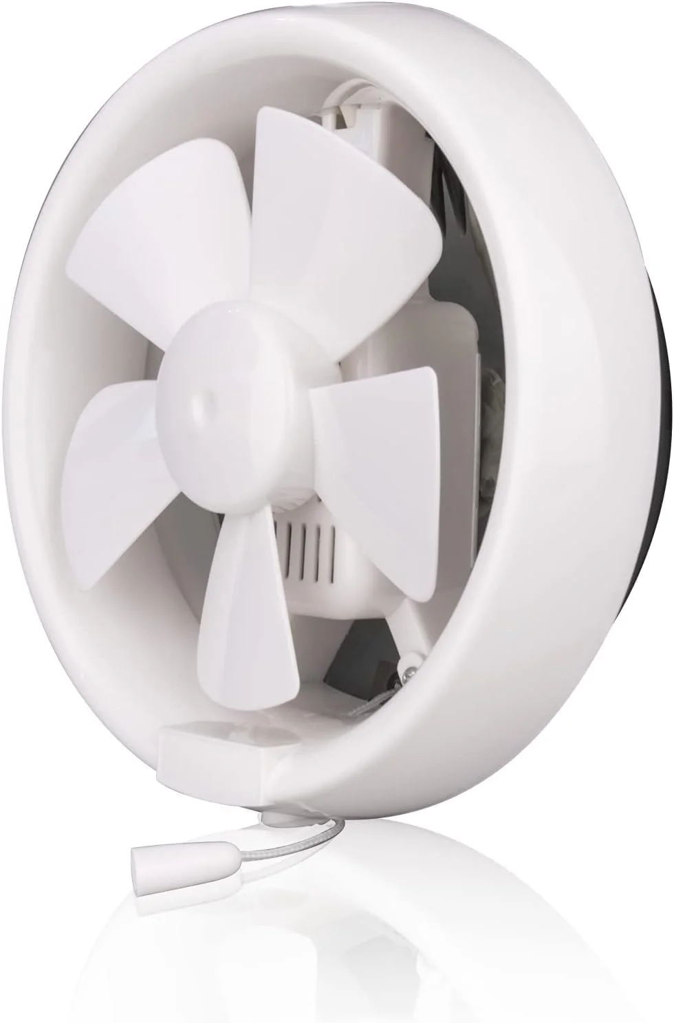 فن تهویه WTFS برای پنجره حمام، 8 اینچ -8A 25W فن تهویه کم صدا 8 اینچی فوق العاده بی صدا AC220-240V 50/60HZ 25D x 25W x 30H سانتی متر برای آشپزخانه، دفتر، حمام و غیره