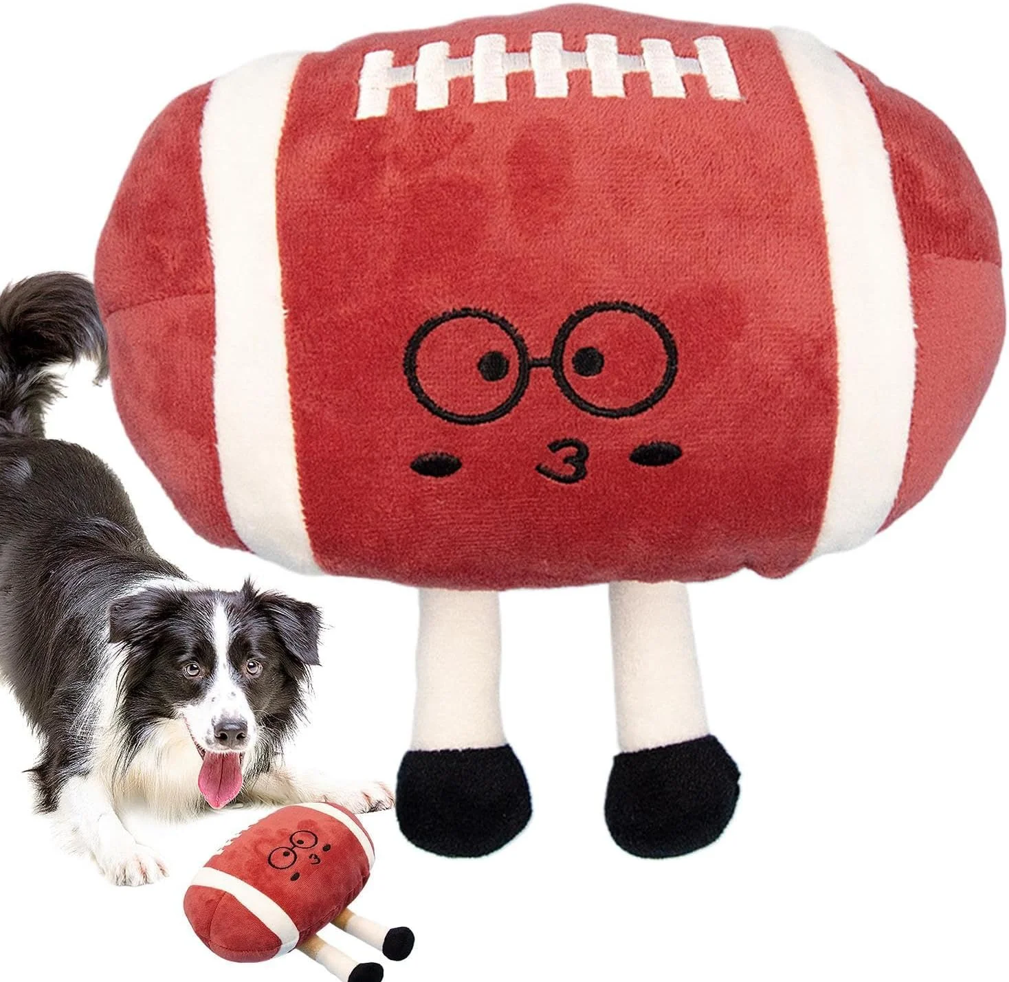 اسباب بازی سگ فوتبال، اسباب بازی جویدنی سگ به شکل فوتبال پولیشی - توپ ورزشی پارچه ای نرم و چروک برای بازی های تعقیب و گریز توله سگ و گربه، بازی کششی، مناسب برای خانه، شکرگزاری، کریسمس اسباب بازی سگ فوتبال، اسباب بازی جویدنی سگ به شکل فوتبال پولیشی - توپ ورزشی پارچه ای نرم و چروک برای بازی های تعقیب و گریز توله سگ و گربه، بازی کششی، مناسب برای خانه، شکرگزاری، کریسمس