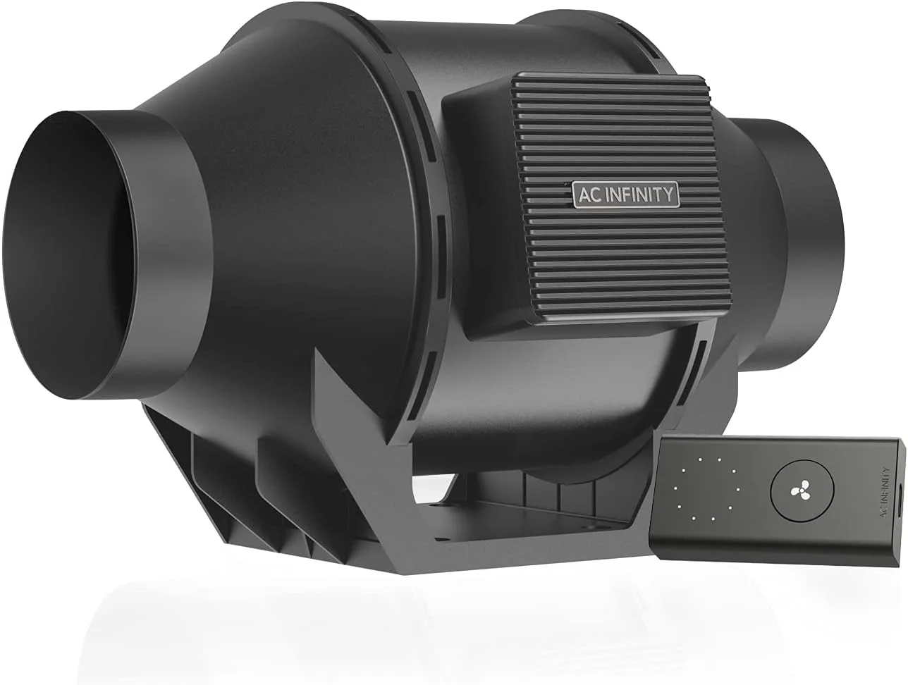 فن کانالی بی صدا 4 اینچی AC Infinity CLOUDLINE LITE A4 با کنترلر سرعت، موتور EC - فن اگزوز تهویه برای تقویت سرمایش گرمایش، چادرهای رشد، هیدروپونیک