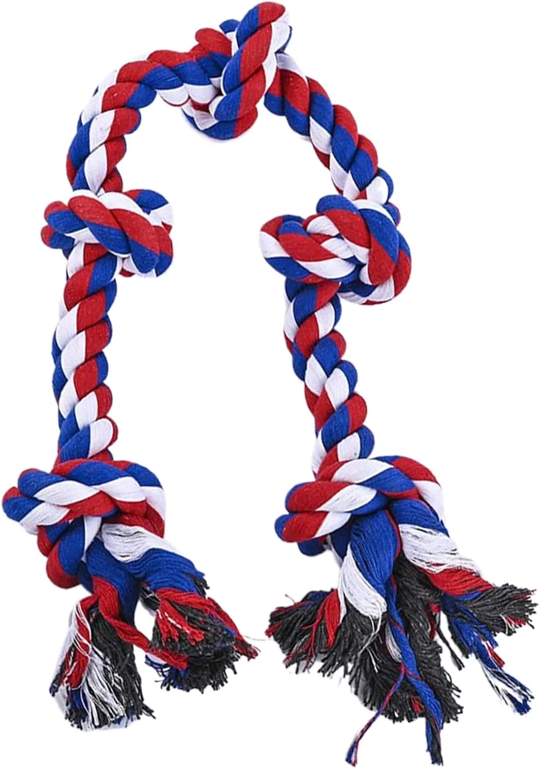 طناب اسباب بازی سگ - اسباب بازی های جویدنی برای دندان درآوردن توله سگ، طناب دندان گیر سگ برای نژادهای بزرگ، بازی جویدنی تهاجمی، آموزش، رفع خستگی در فضای باز طناب اسباب بازی سگ - اسباب بازی های جویدنی برای دندان درآوردن توله سگ، طناب دندان گیر سگ برای نژادهای بزرگ، بازی جویدنی تهاجمی، آموزش، رفع خستگی در فضای باز