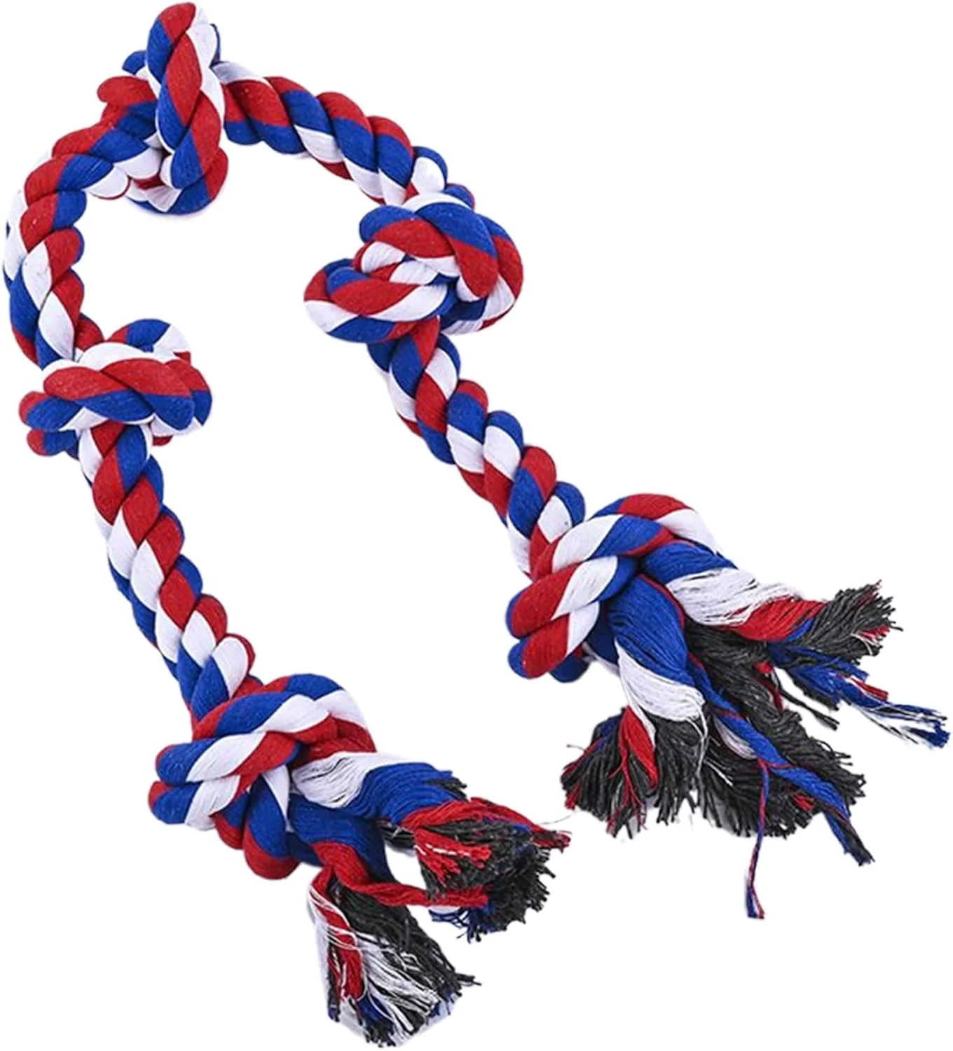 طناب اسباب بازی سگ، اسباب بازی توله سگ برای تمیز کردن دندان | طناب جویدنی سگ برای نژادهای بزرگ و متوسط، تسکین بی حوصلگی جویدن تهاجمی، بازی در فضای باز طناب اسباب بازی سگ، اسباب بازی توله سگ برای تمیز کردن دندان | طناب جویدنی سگ برای نژادهای بزرگ و متوسط، تسکین بی حوصلگی جویدن تهاجمی، بازی در فضای باز