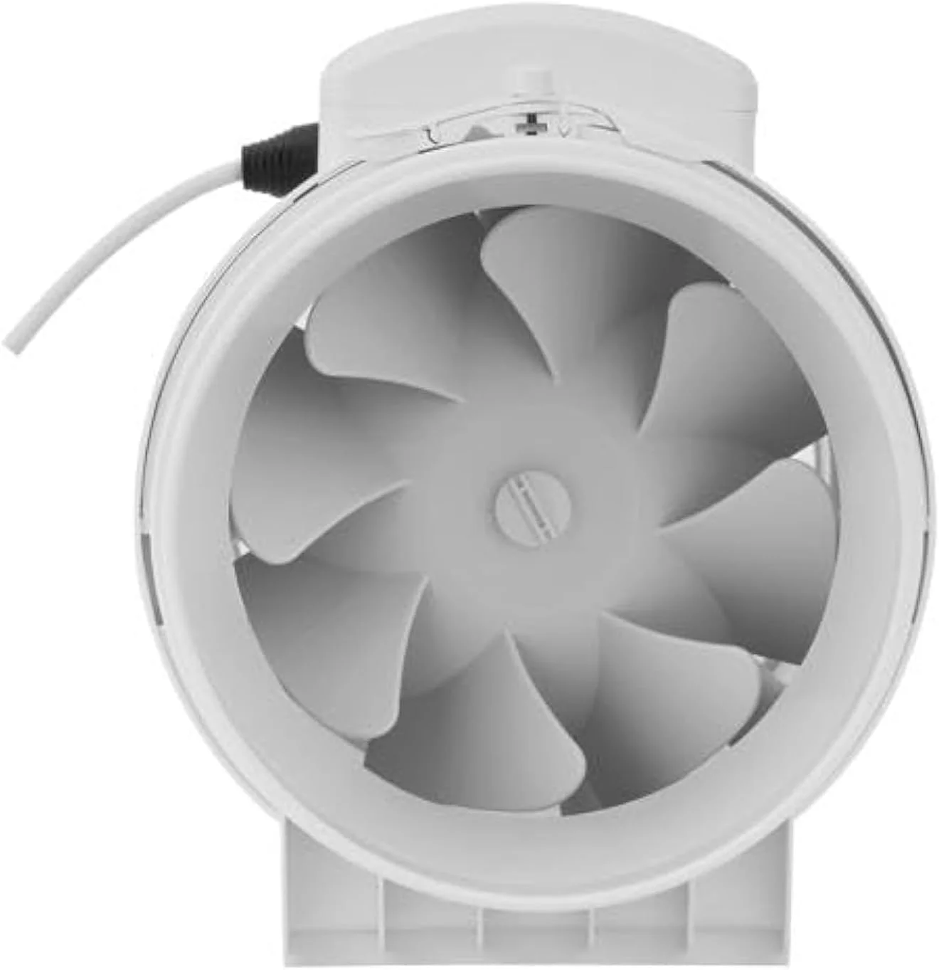 فن اگزوز خطی Geepas مدل GF21193/ 1700 دور در دقیقه، 500 CFM، فن های تهویه کانالی/ 30 وات، ایده آل برای مصارف مسکونی و تجاری، برای زیرزمین، حمام، آشپزخانه، سفید