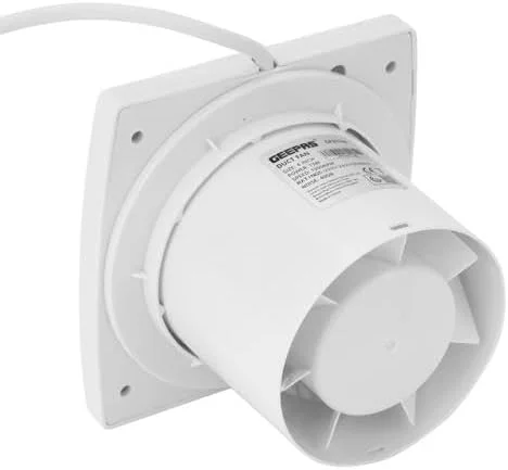 فن کانالی 4 اینچی Geepas مدل GF21194/ 1300 دور در دقیقه، فن های تهویه مطبوع/ 13 وات، ایده آل برای مصارف مسکونی و تجاری، برای حمام، آشپزخانه، سفید فن کانالی 4 اینچی Geepas مدل GF21194/ 1300 دور در دقیقه، فن های تهویه مطبوع/ 13 وات، ایده آل برای مصارف مسکونی و تجاری، برای حمام، آشپزخانه، سفید