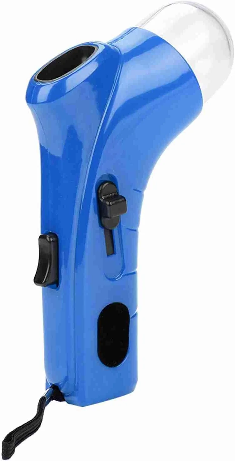 اسباب بازی تعاملی پخش کننده تشویقی سگ Zerodis برای آموزش و سرگرمی با پوشش شفاف و ماشه فشاری آسان برای پرتاب غذا، ساخته شده از مواد ABS (آبی)