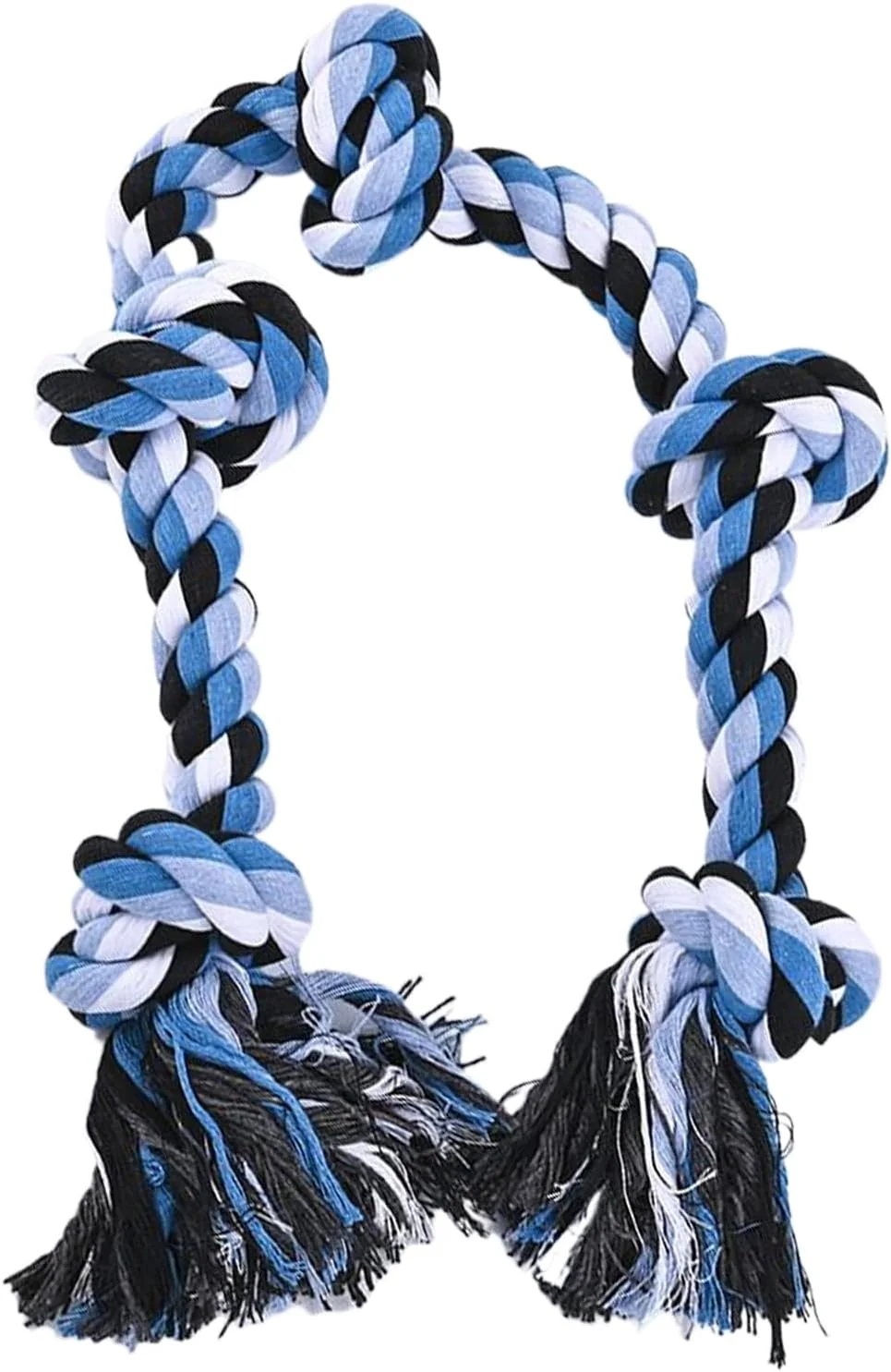 اسباب بازی طناب سگ | اسباب بازی جویدنی برای دندان درآوردن توله سگ، طناب جویدنی برای نژادهای بزرگ و متوسط، مناسب برای آموزش جویدن تهاجمی، بازی در فضای باز و داخل خانه اسباب بازی طناب سگ | اسباب بازی جویدنی برای دندان درآوردن توله سگ، طناب جویدنی برای نژادهای بزرگ و متوسط، مناسب برای آموزش جویدن تهاجمی، بازی در فضای باز و داخل خانه