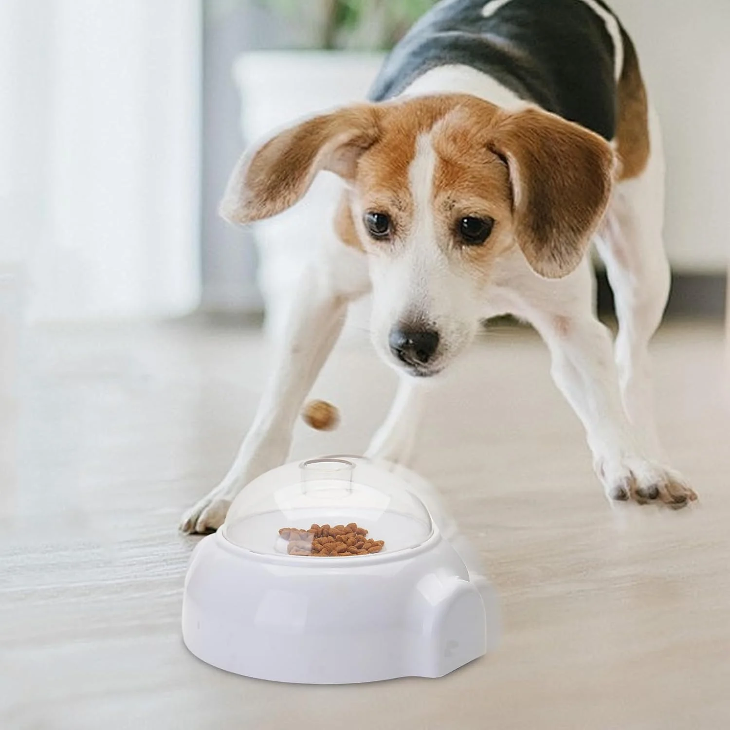 ظرف پخش تشویقی سگ - ظرف پخش تشویقی چرخشی | کاسه حیوانات کوچک، غذاده آهسته، کاهش نفخ، محرک ذهنی، آموزش غنی سازی داخلی