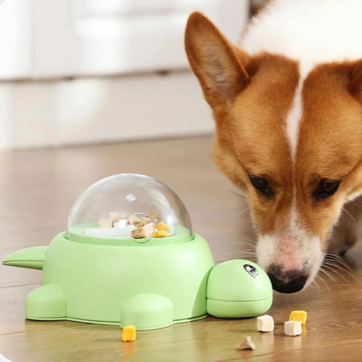 اسباب بازی پخش کننده تشویقی سگ، اسباب بازی پخش کننده تشویقی حیوانات خانگی طرح لاک پشت، پازل کاسه غذای حیوانات کوچک برای تحریک ذهنی و کاهش نفخ، مناسب برای آموزش توله سگ در محیط داخلی اسباب بازی پخش کننده تشویقی سگ، اسباب بازی پخش کننده تشویقی حیوانات خانگی طرح لاک پشت، پازل کاسه غذای حیوانات کوچک برای تحریک ذهنی و کاهش نفخ، مناسب برای آموزش توله سگ در محیط داخلی