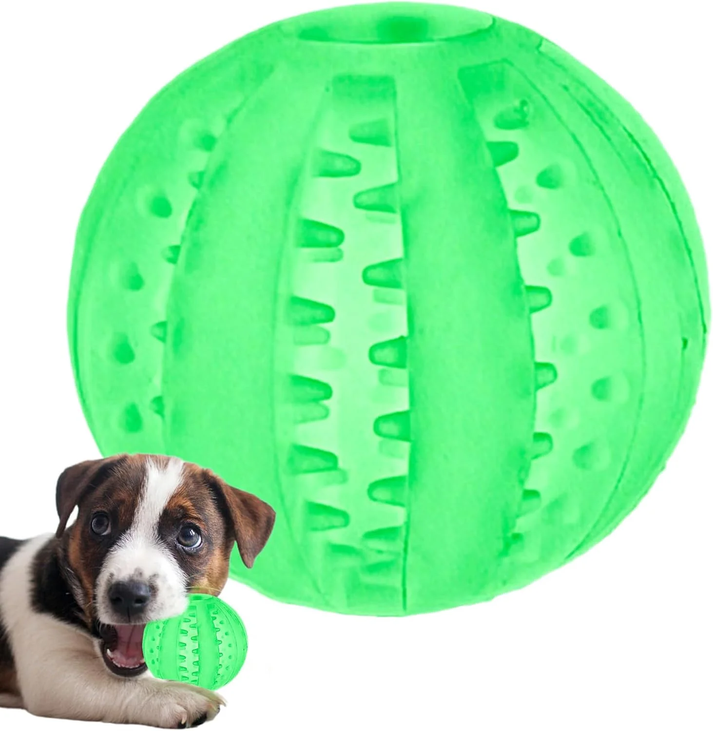 توپ بازی سگ، توپ شب تاب برای سگ ها | لوازم حیوانات خانگی برای توله سگ های جویدنی تهاجمی، جویدن، آوردن، سرگرمی، بازی، پیاده روی در فضای باز توپ بازی سگ، توپ شب تاب برای سگ ها | لوازم حیوانات خانگی برای توله سگ های جویدنی تهاجمی، جویدن، آوردن، سرگرمی، بازی، پیاده روی در فضای باز