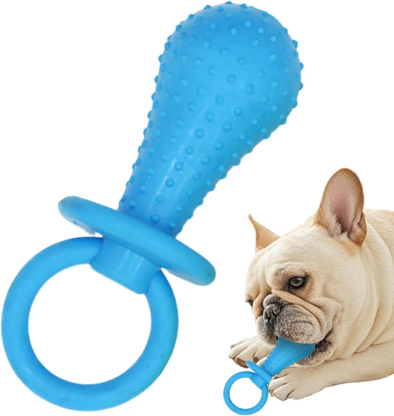 پستانک برای سگ های کوچک - پستانک شیردهی تقلیدی دندان درآوردن توله سگ، دندان گیر آرام بخش ایمن برای بازی و سرگرمی سگ خانگی مناسب سفر، آپارتمان، پارک، خانه و خوابگاه پستانک برای سگ های کوچک - پستانک شیردهی تقلیدی دندان درآوردن توله سگ، دندان گیر آرام بخش ایمن برای بازی و سرگرمی سگ خانگی مناسب سفر، آپارتمان، پارک، خانه و خوابگاه