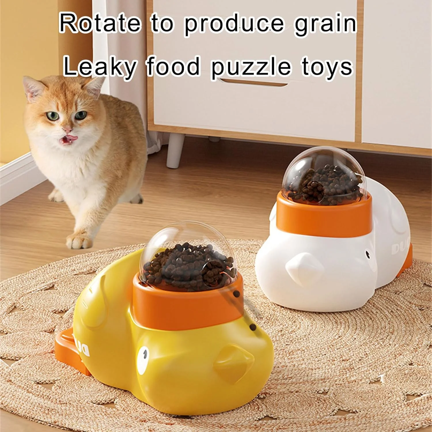 اسباب بازی چند منظوره توزیع کننده خوراک آهسته گربه، فنری، محرک، افزایش انعطاف پذیری و حساسیت، ابزار تغذیه حیوانات خانگی ABS اسباب بازی چند منظوره توزیع کننده خوراک آهسته گربه، فنری، محرک، افزایش انعطاف پذیری و حساسیت، ابزار تغذیه حیوانات خانگی ABS