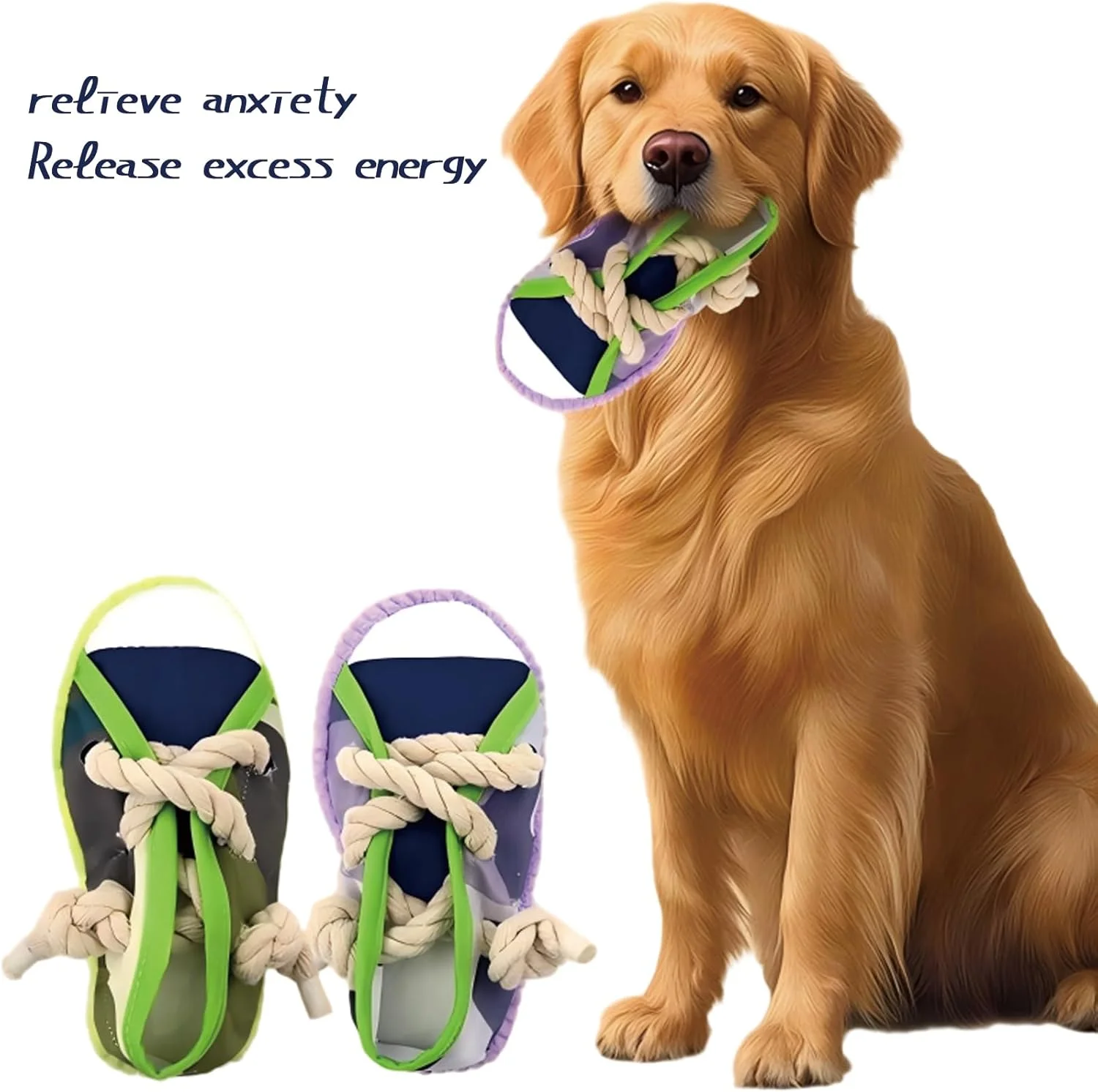 اسباب بازی جویدنی سگ، اسباب بازی های جدید خلاقانه به شکل کفش، اسباب بازی های تعاملی صدادار به شکل کفش مناسب برای سگ های کوچک تا متوسط، اسباب بازی سگ برای آموزش حیوانات خانگی و تمیز کردن دندان (زرد)