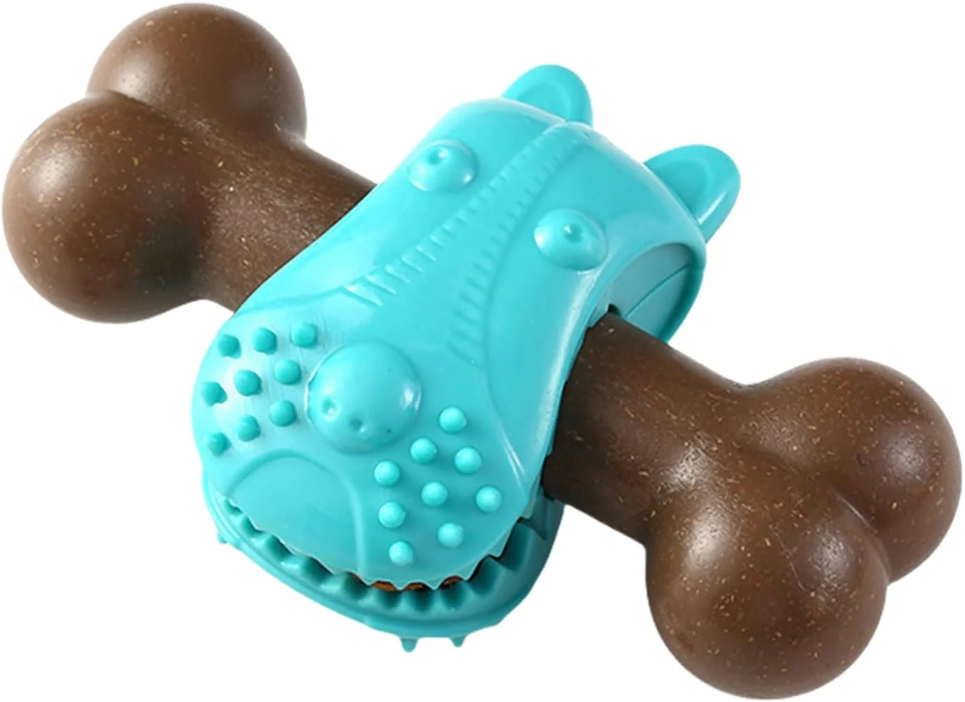 اسباب بازی جویدنی سگ | نگهدارنده تشویقی توله سگ با طرح استخوان | پازل غذایی سگ برای جویدن، دندان درآوردن، تحریک ذهنی، رفع بی حوصلگی، بازی سرگرم کننده در داخل و خارج از خانه اسباب بازی جویدنی سگ | نگهدارنده تشویقی توله سگ با طرح استخوان | پازل غذایی سگ برای جویدن، دندان درآوردن، تحریک ذهنی، رفع بی حوصلگی، بازی سرگرم کننده در داخل و خارج از خانه