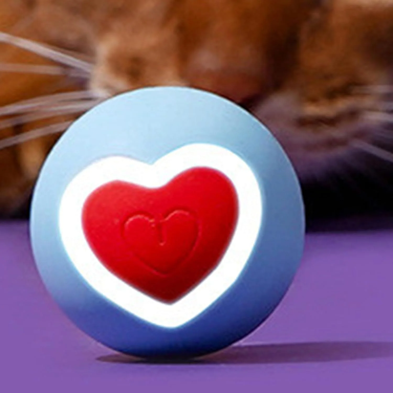 توپ متحرک سگ - اسباب بازی غلتکی برای رفع خستگی حیوانات خانگی - توپ غلتکی هوشمند مقاوم در برابر گاز گرفتن برای تمرین، تعقیب، تحریک شکار، دندان درآوردن و کاهش استرس سگ ها و گربه ها