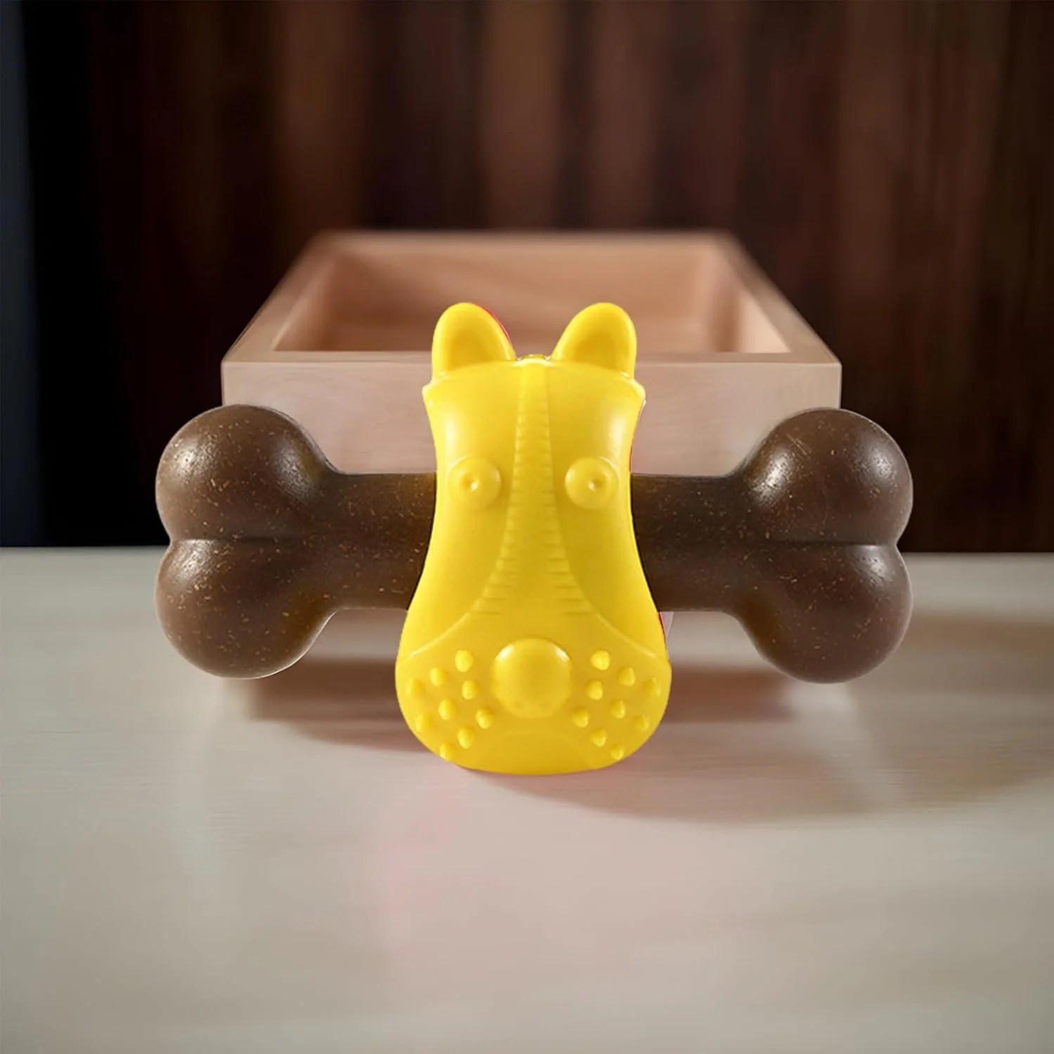 اسباب بازی های جویدنی - فیدر غذا به شکل استخوان | فیدر پازلی سگ برای جویدن، دندان درآوردن، تحریک ذهنی، رفع بی حوصلگی، بازی سرگرم کننده در فضای داخلی و خارجی اسباب بازی های جویدنی - فیدر غذا به شکل استخوان | فیدر پازلی سگ برای جویدن، دندان درآوردن، تحریک ذهنی، رفع بی حوصلگی، بازی سرگرم کننده در فضای داخلی و خارجی