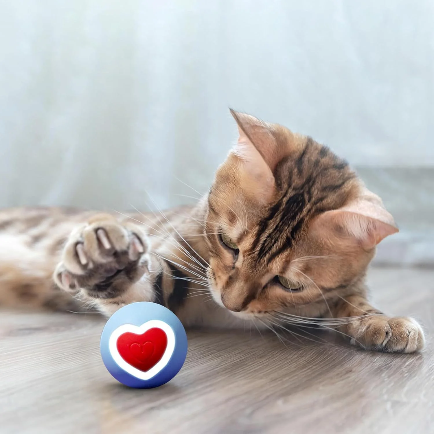 توپ جهشی سگ | اسباب بازی غلتان تعاملی گربه، توپ غلتان هوشمند حیوانات خانگی مقاوم در برابر جویدن برای تمرین تعقیب، غنی سازی، تسکین استرس، بازی در فضای باز و داخل خانه توپ جهشی سگ | اسباب بازی غلتان تعاملی گربه، توپ غلتان هوشمند حیوانات خانگی مقاوم در برابر جویدن برای تمرین تعقیب، غنی سازی، تسکین استرس، بازی در فضای باز و داخل خانه