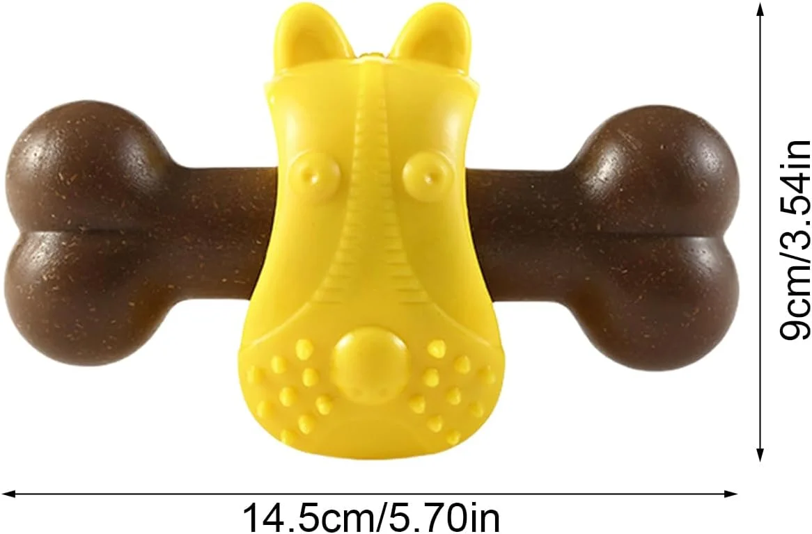 اسباب بازی سگ برای جویدن تهاجمی - اسباب بازی دندانی طرح استخوان، اسباب بازی پازل غذا برای سگ، برای جویدن، دندان درآوردن، تحریک ذهنی، رفع بی حوصلگی، سرگرمی در فضای داخلی و خارجی اسباب بازی سگ برای جویدن تهاجمی - اسباب بازی دندانی طرح استخوان، اسباب بازی پازل غذا برای سگ، برای جویدن، دندان درآوردن، تحریک ذهنی، رفع بی حوصلگی، سرگرمی در فضای داخلی و خارجی