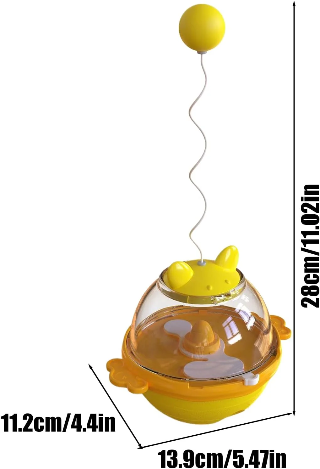 اسباب بازی پخش کننده تشویقی گربه - اسباب بازی پازلی تعاملی گربه - لوازم آموزشی تعاملی حیوانات خانگی برای بچه گربه ها، مناسب برای اتاق مطالعه، اتاق خواب، بالکن، باغ و حیاط خلوت اسباب بازی پخش کننده تشویقی گربه - اسباب بازی پازلی تعاملی گربه - لوازم آموزشی تعاملی حیوانات خانگی برای بچه گربه ها، مناسب برای اتاق مطالعه، اتاق خواب، بالکن، باغ و حیاط خلوت