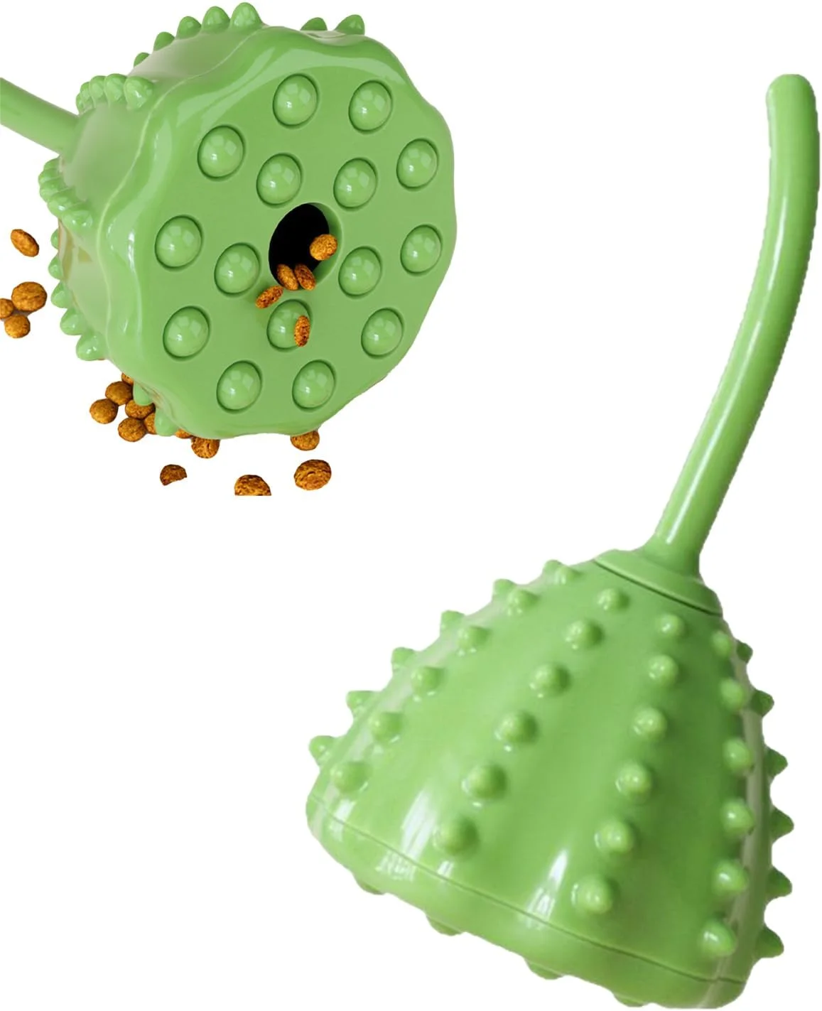 اسباب بازی سگ با قابلیت پخش تشویقی - اسباب بازی تعاملی سگ | پخش کننده غذای مقاوم در برابر گاز گرفتن برای تمیز کردن دندان ها، جویدن، ترویج تغذیه آهسته، کاهش استرس، آموزش توله سگ، لوازم حیوانات خانگی، غنی سازی اسباب بازی سگ با قابلیت پخش تشویقی - اسباب بازی تعاملی سگ | پخش کننده غذای مقاوم در برابر گاز گرفتن برای تمیز کردن دندان ها، جویدن، ترویج تغذیه آهسته، کاهش استرس، آموزش توله سگ، لوازم حیوانات خانگی، غنی سازی